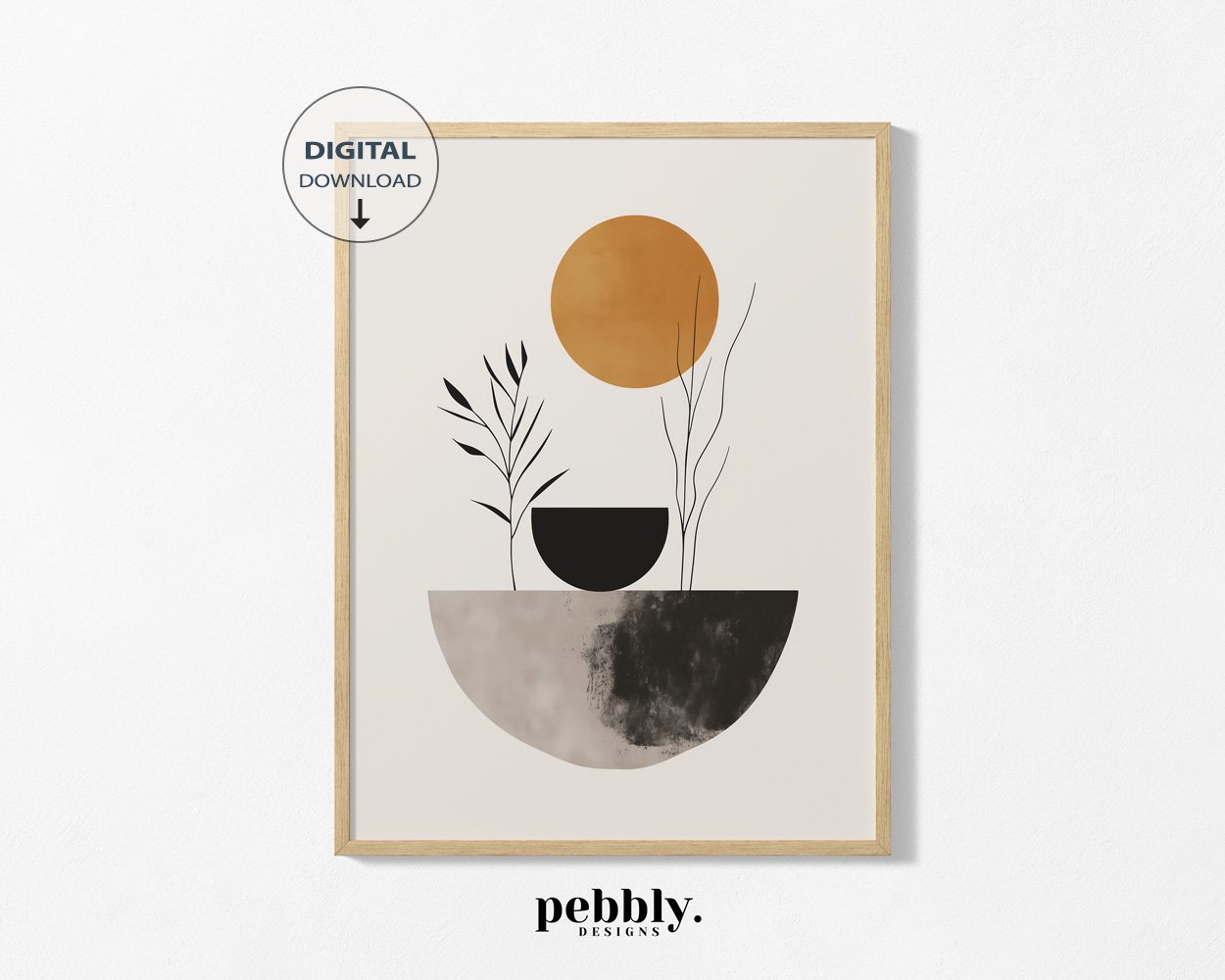 Boho Abstract Neutral 002