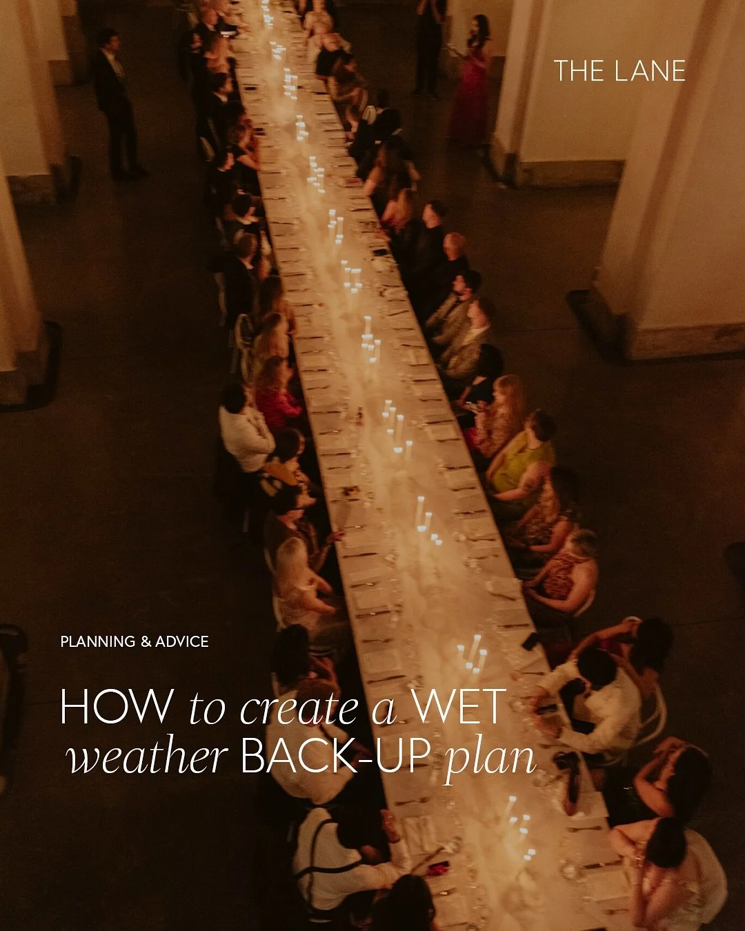 Rain has a way of rewriting the script - shifting light, softening edges, changing everything in an instant. The secret isn&rsquo;t avoiding it, but designing with it. In our guide, @italianweddingsandevents shares 4 essentials for turning weather in