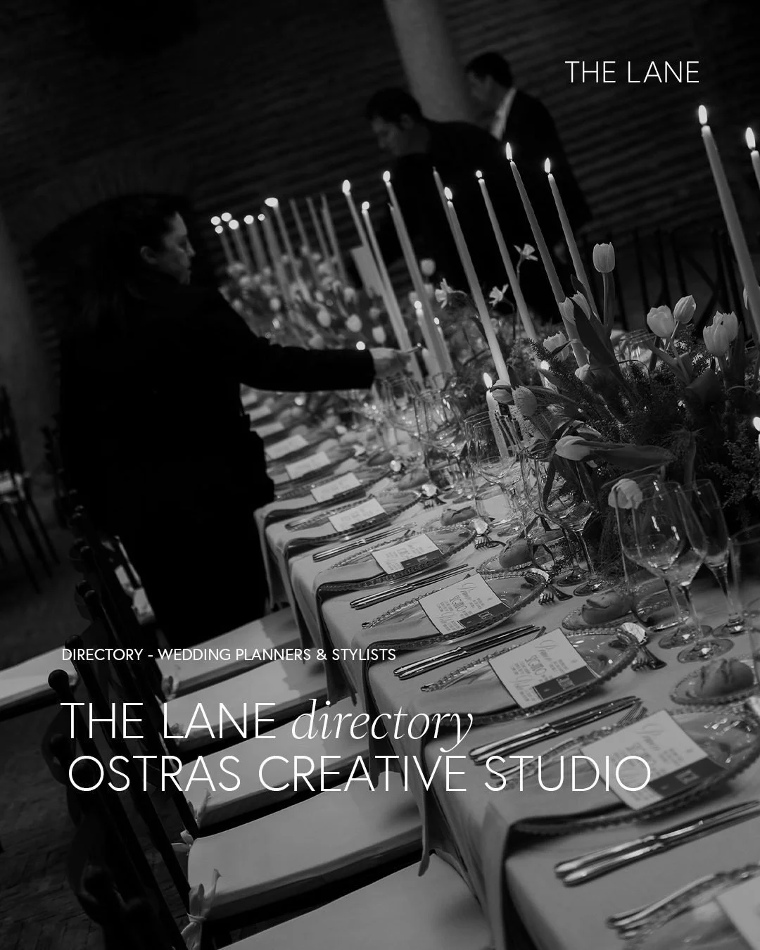 With a background in interior design, communication, and emotional storytelling, @ostras.creativestudio is a planner and stylist shaping weddings with the restraint of poetry and the clarity of design. Every choice: textures, palettes, the curve of a