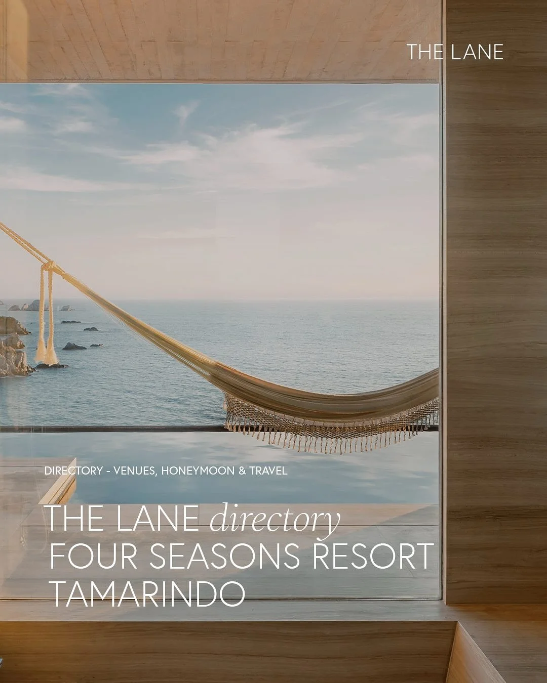 A destination wedding and honeymoon location we love, perched between jungle and ocean, @fstamarindo feels less like a resort and more like a private sanctuary carved from nature. Hidden within a 3,000-acre nature reserve, it&rsquo;s a place where de