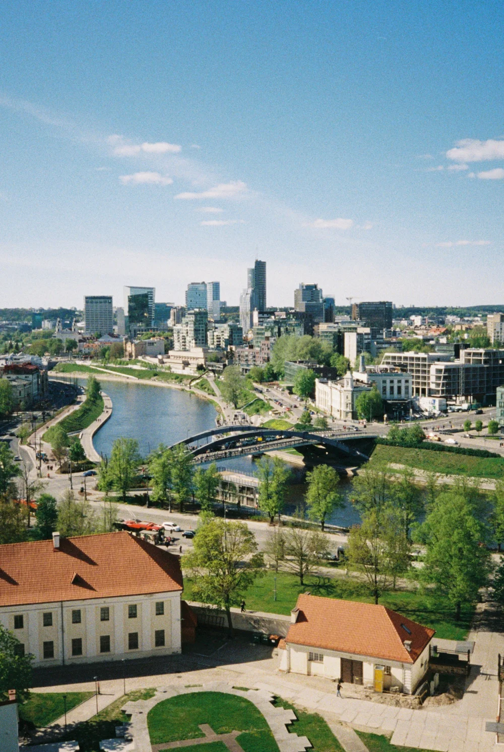 City views of Vilnius. City break in Lithuania's capital.