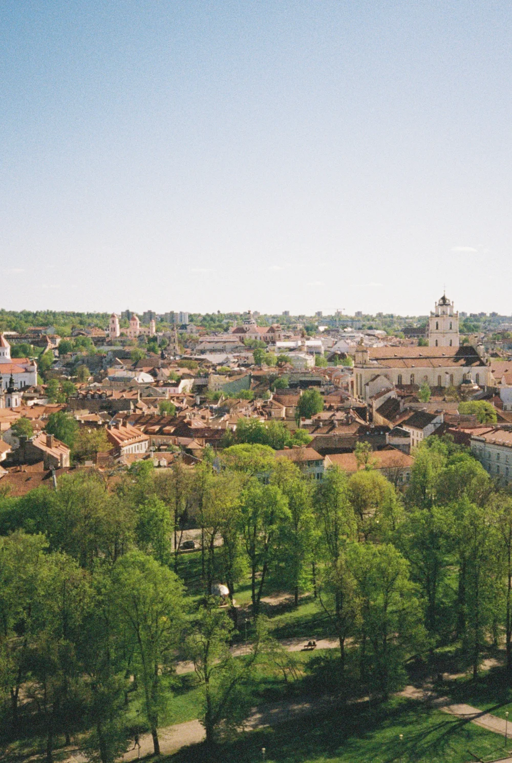 City views of Vilnius. City break in Lithuania's capital.