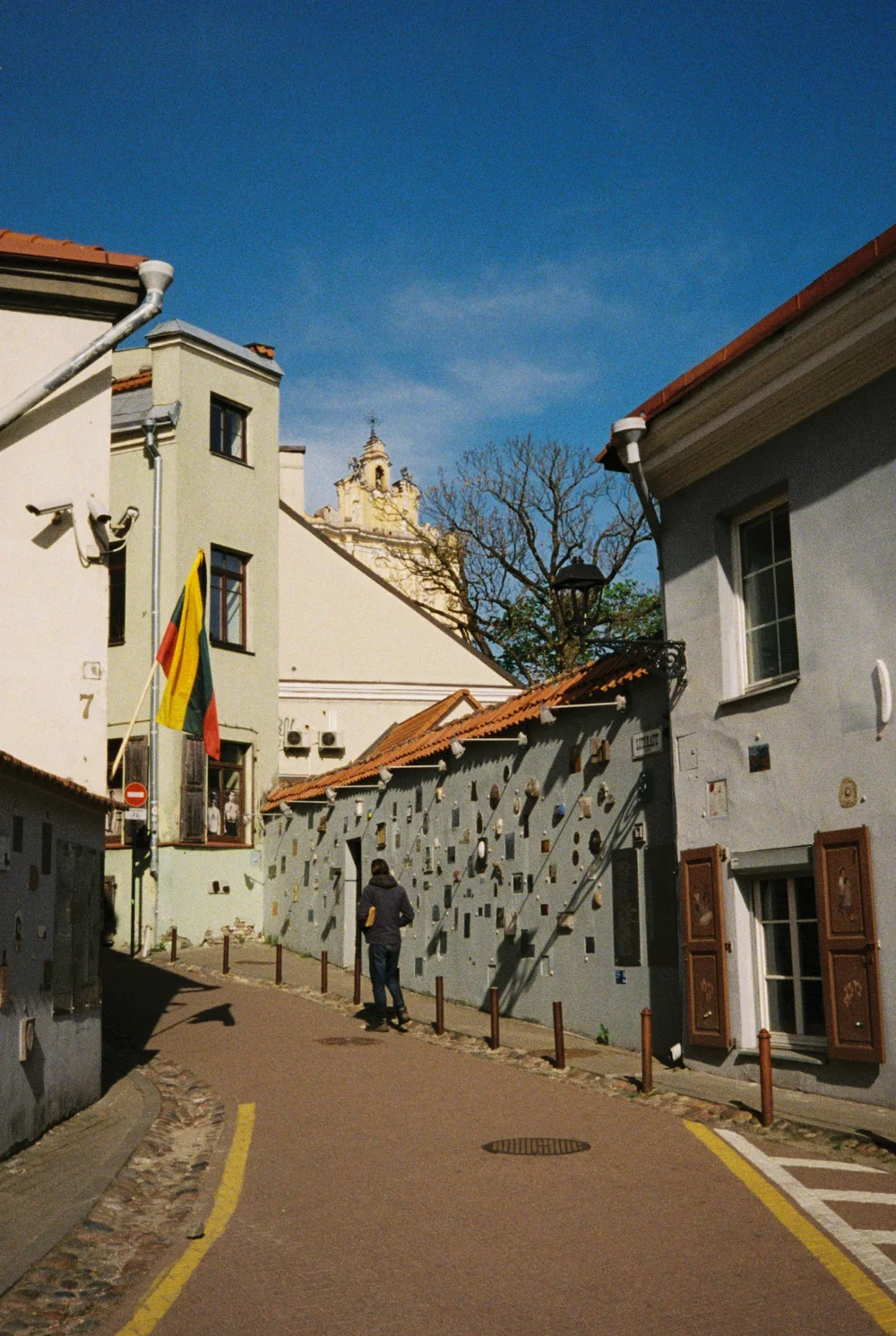 Literatų Street Vilnius. City break in Lithuania's capital.