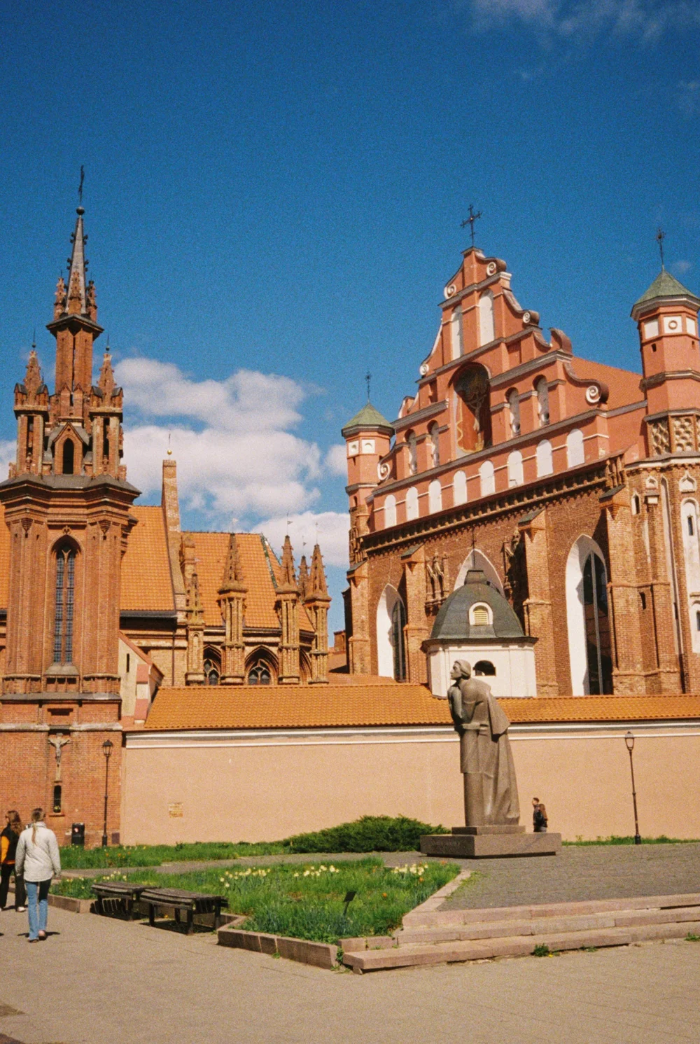 Church of St. Francis of Assisi Vilnius. City break in Lithuania's capital.