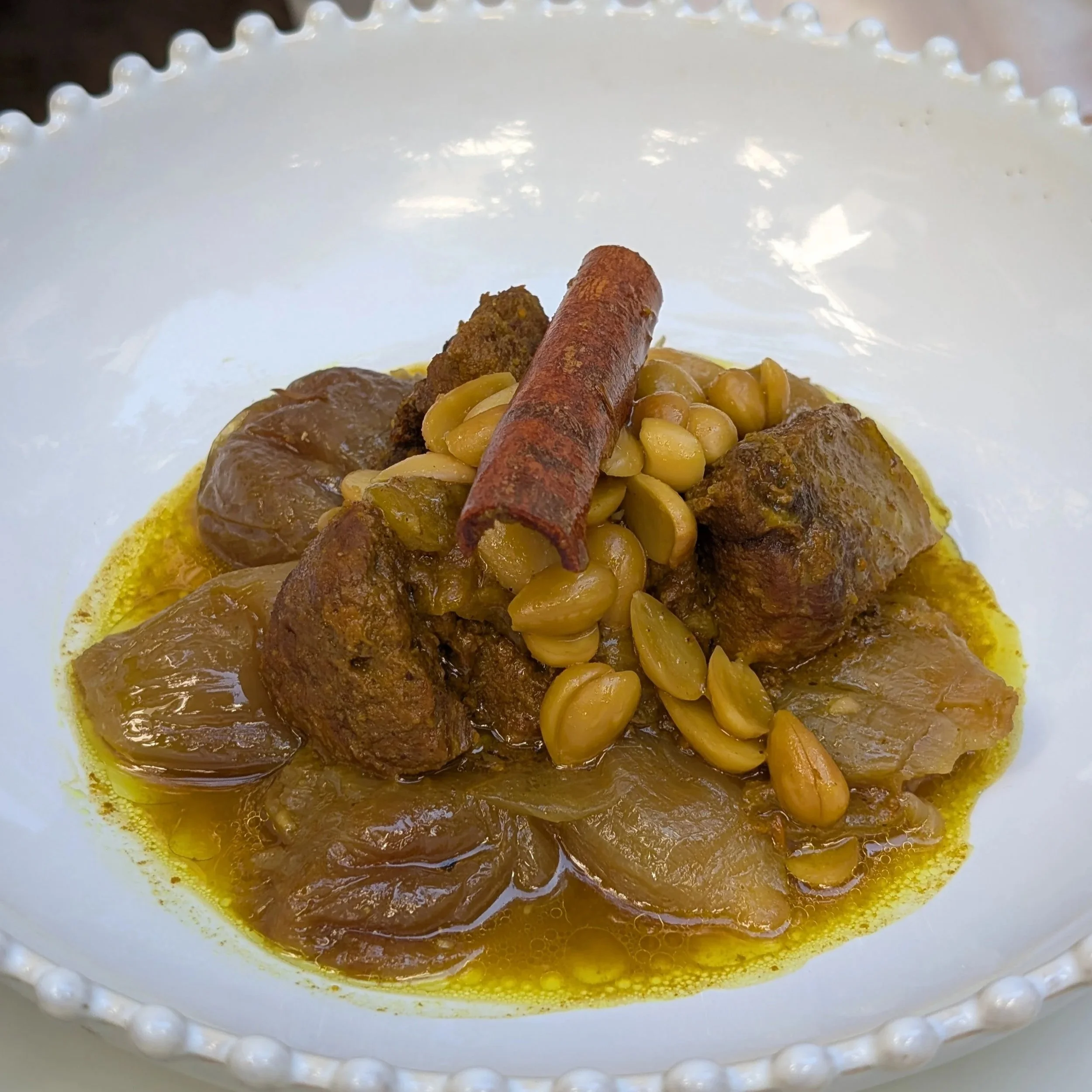 Tajine qedra at 1112 Marrakech.