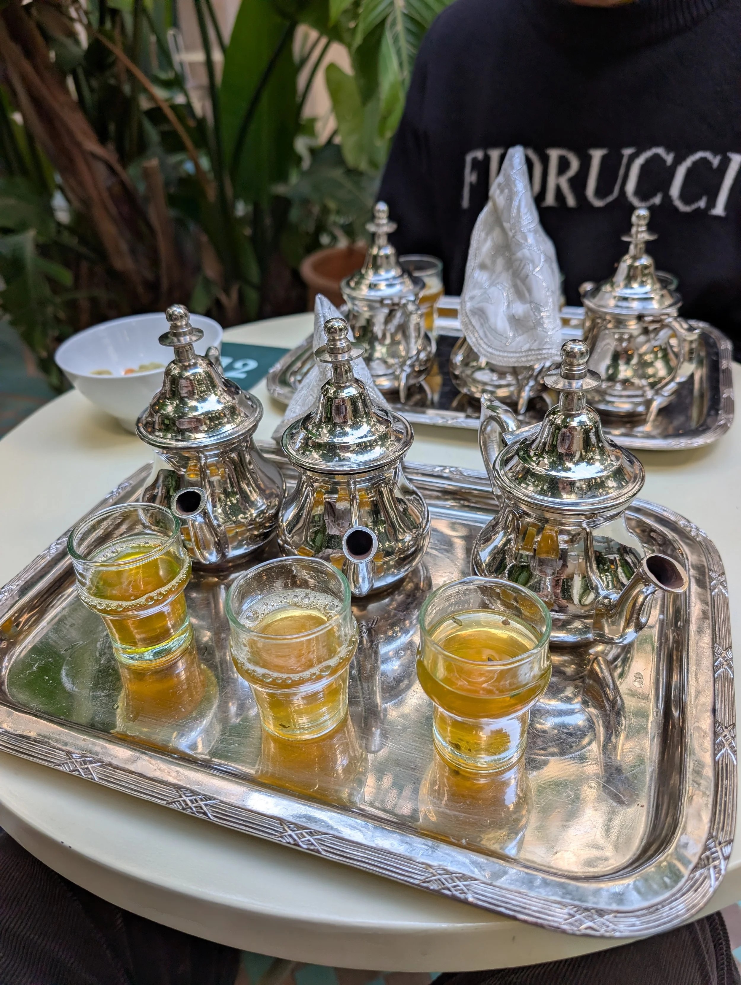 Moroccan tea tasting at 1112 Marrakech