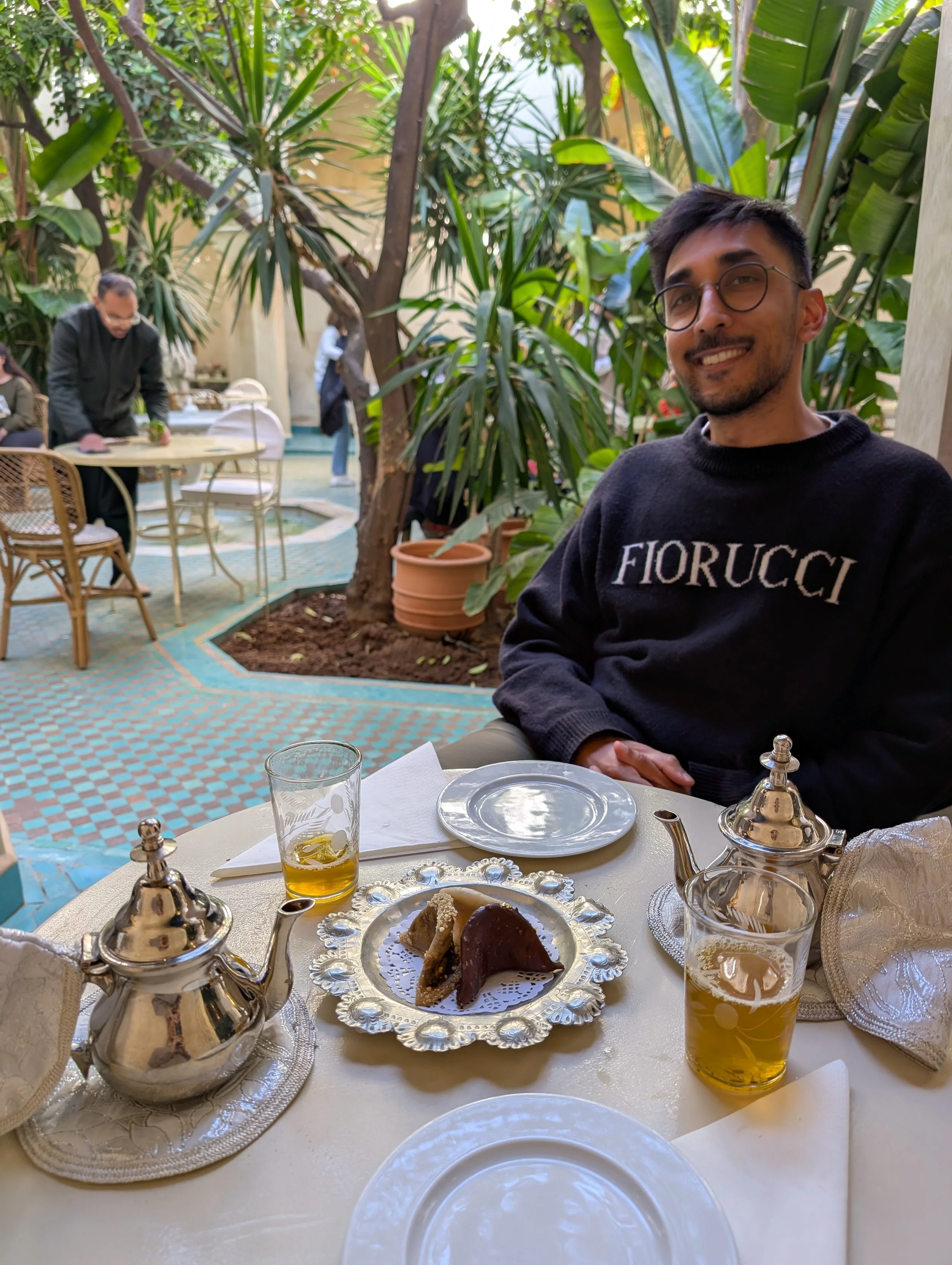 Tea and sweets at 1112 Marrakech