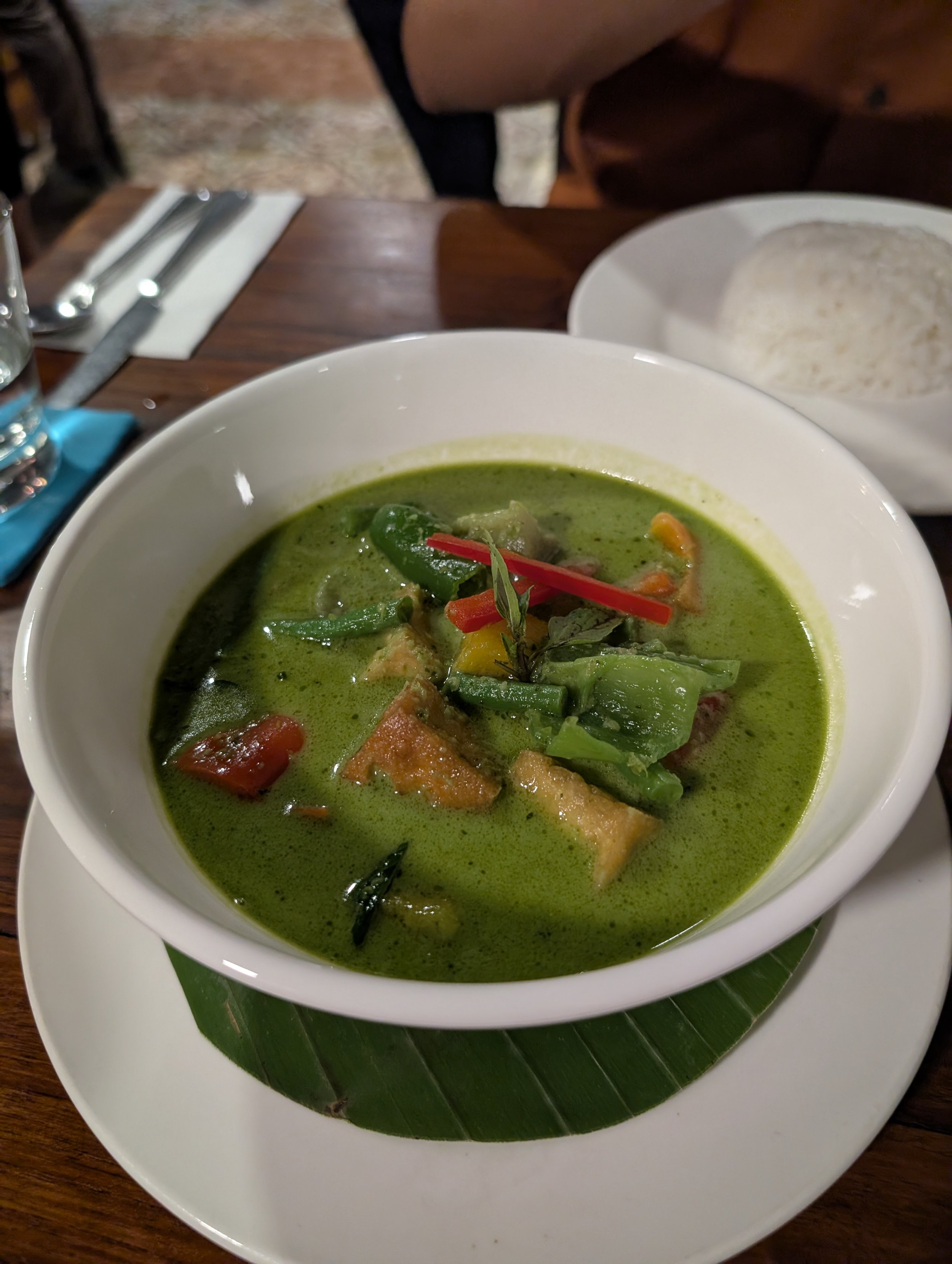 Green curry at Khaiphaen