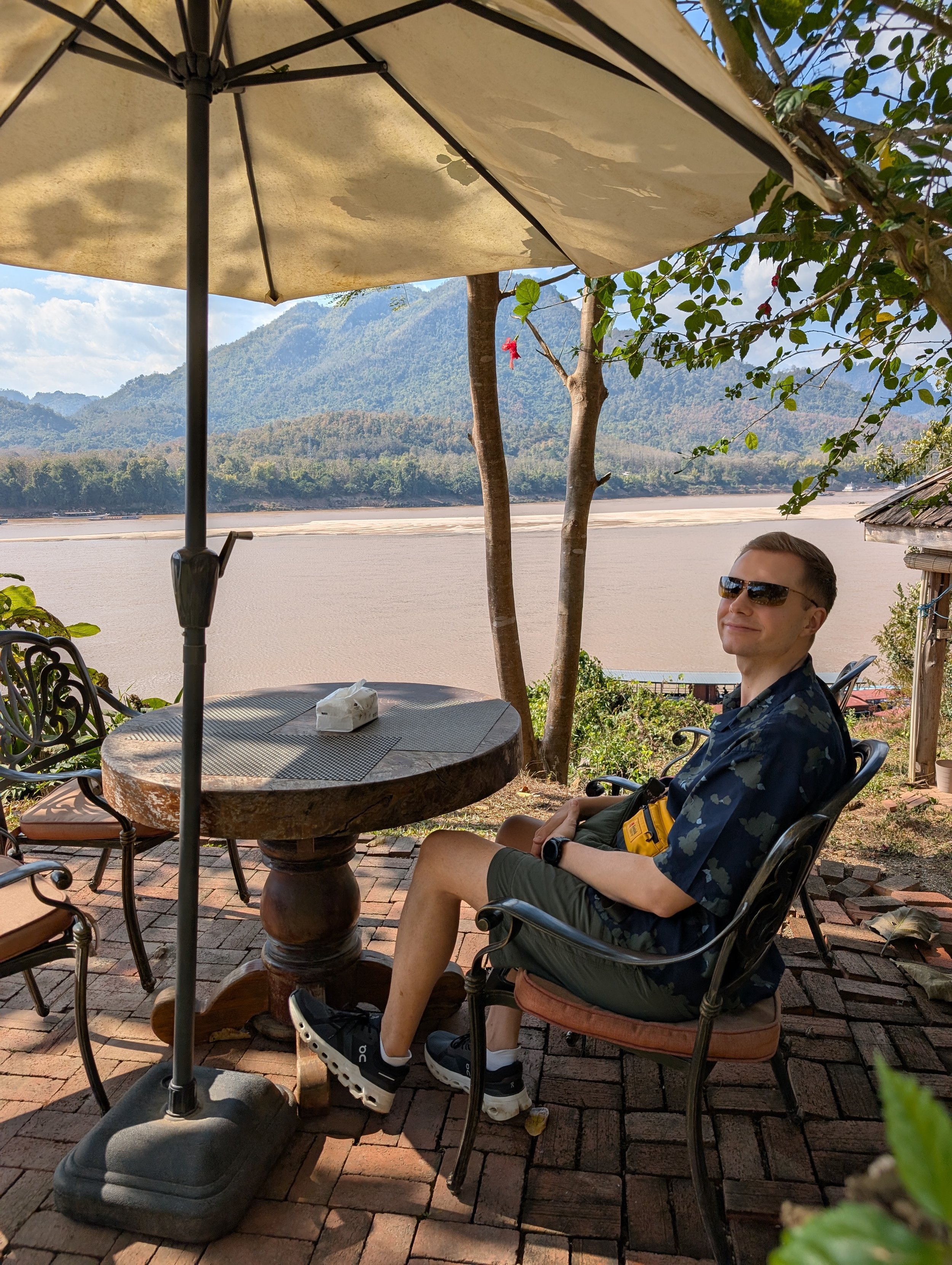 View of the Mekong at Manifa Elephant Camp