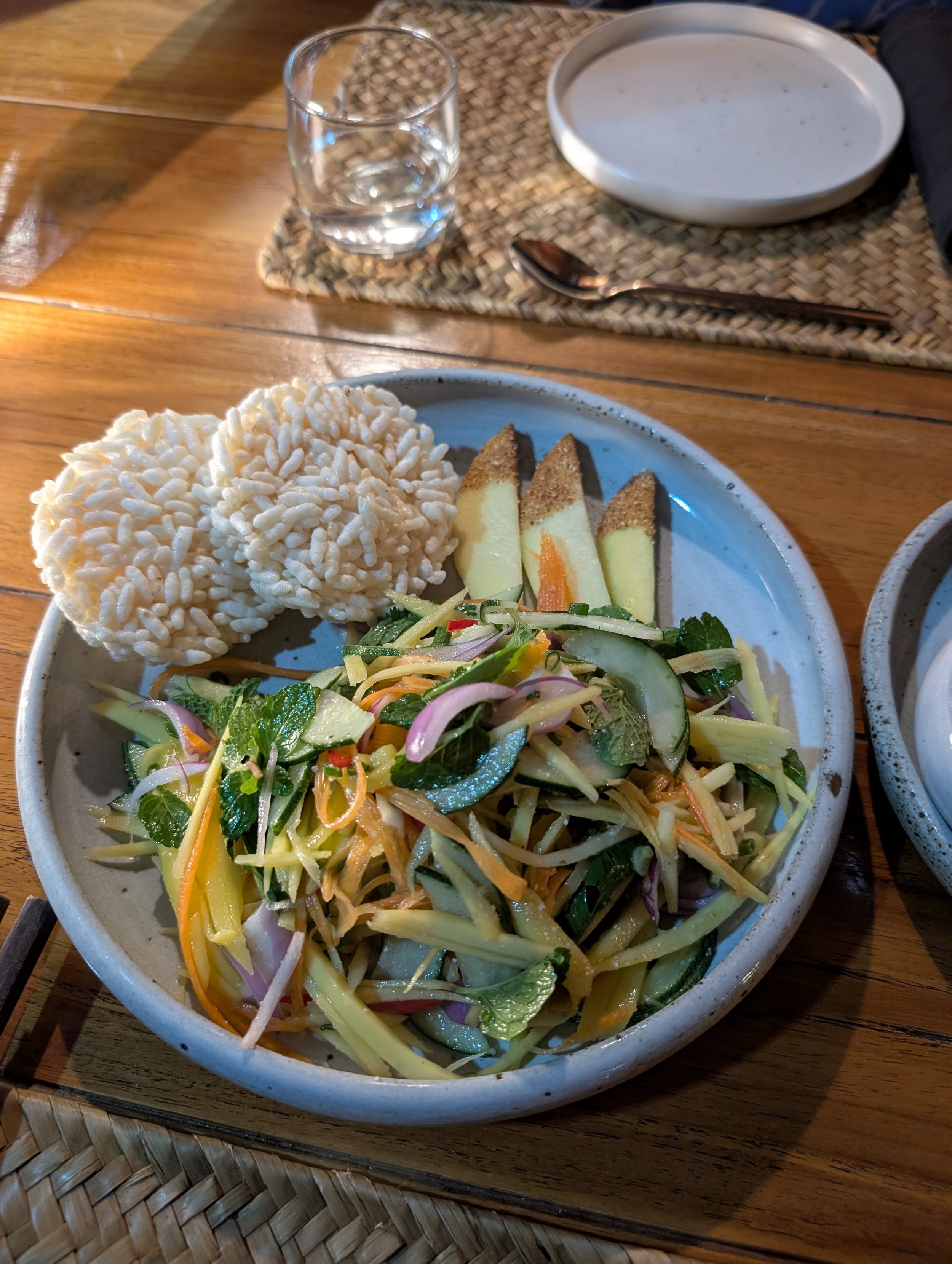 Mango salad at Lost In Baan