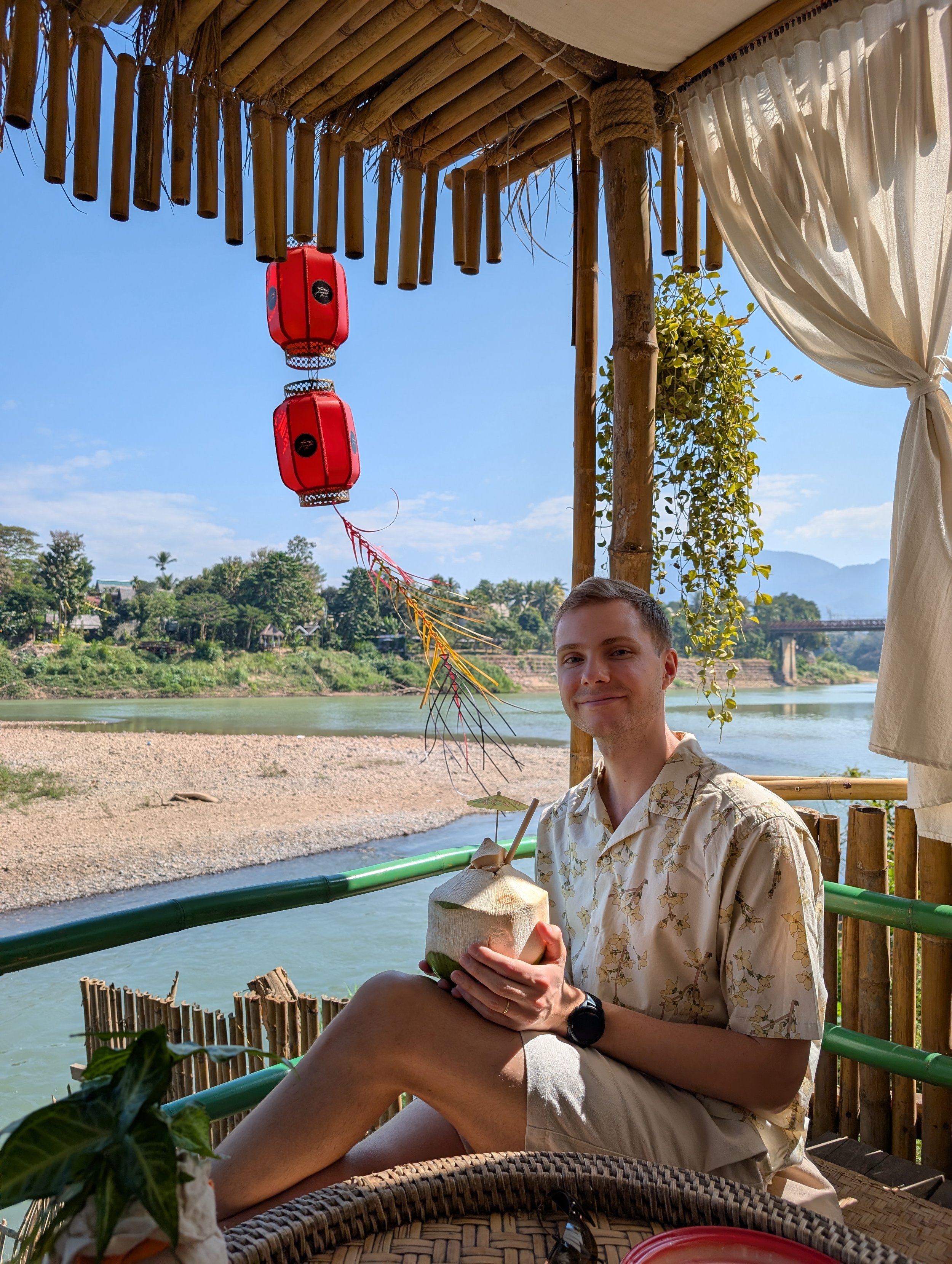 Fresh coconut at Jungala Lounge Bar