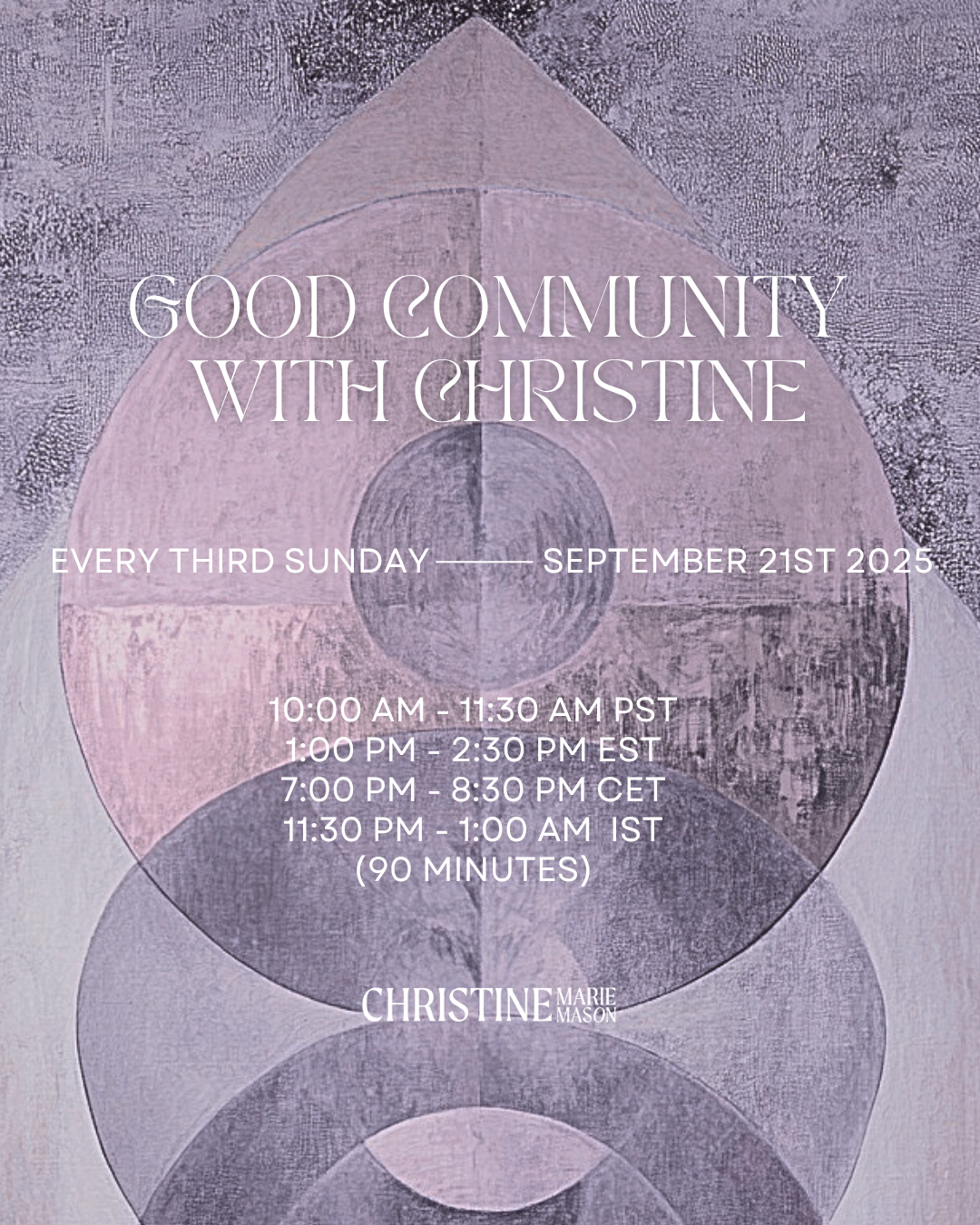 Good Community with Christine & friends