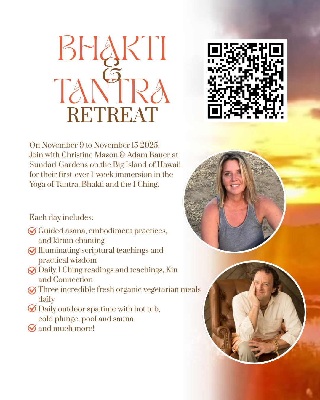 Bhakti & Tantra Retreat with Christine and Adam