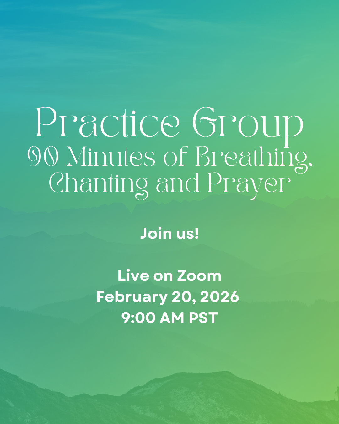 Practice Group with Christine