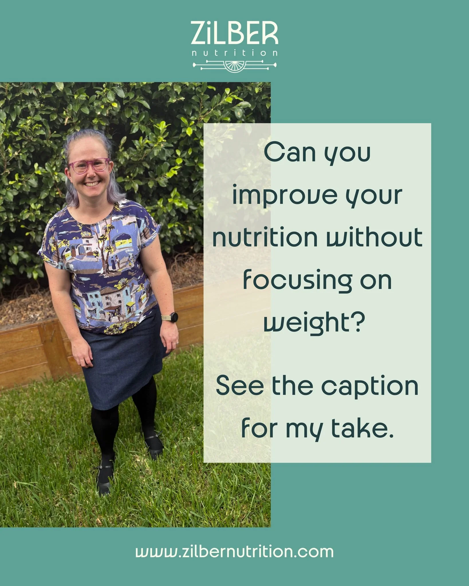Yes - you can improve your nutrition and health without focusing on weight.

Focusing on weight can feel restrictive, fear-driven and leave us feeling like we are not doing &ldquo;enough&rdquo;. 

But that number on the scale is just that: a number. 