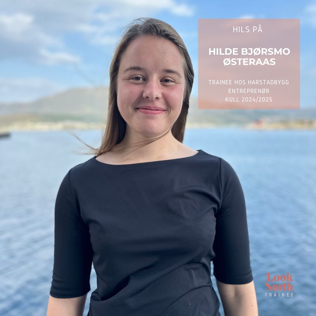 Hils på Hilde, og presentasjon #7 av årets kull 👋 Og; Trainee nummer #2 hos Harstadbygg Entreprenør!
Hvem er så Hilde?
Alder: 24
Fra: Verdal
Utdanning: Master miljø- og byggteknikk v/NTNU Trondheim
Arbeidsplass: Tr