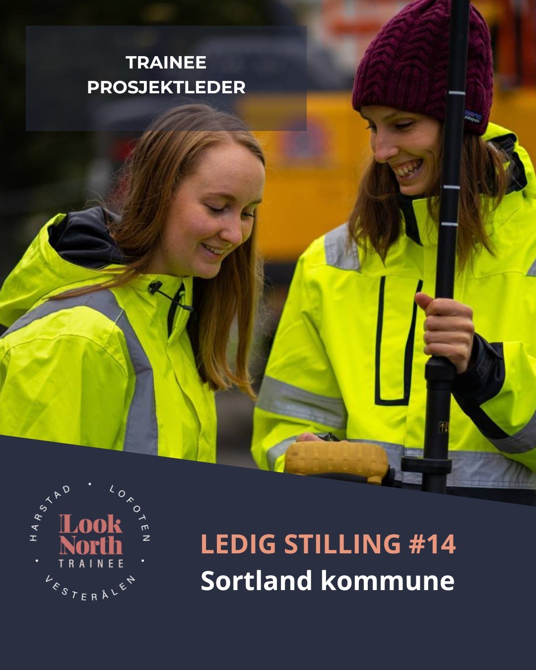 Stilling #14: We present to you; Sortland kommune og årets siste stillingsutlysning 🥁 Har du lyst til å bli prosjektleder i Vesterålens største kommune (👉 derfor også fagmiljø 👷‍♀️👷), og være med i