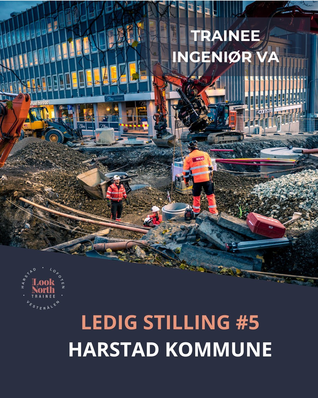 Stilling #5: @harstadkommune s&oslash;ker Trainee VA-ingeni&oslash;r 💧🔧
Som trainee innen vann og avl&oslash;p f&aring;r du en unik mulighet til &aring; jobbe med et bredt spekter av oppgaver knyttet til drift, utvikling og planlegging av kommunens