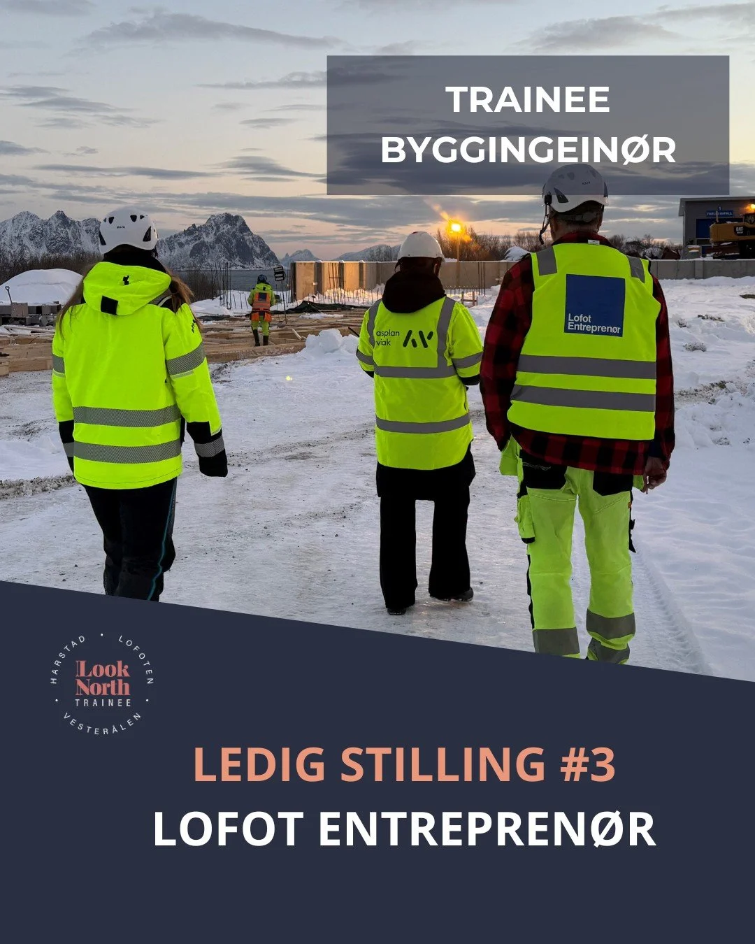 Stilling #2: Lofot Entrepren&oslash;r s&oslash;ker Trainee Byggingeni&oslash;r 👷&zwj;♂️🏗️ Vil du starte karrieren din hos en solid entrepren&oslash;r med prosjekter som setter spor i lokalsamfunnet? Hos Lofot Entrepren&oslash;r p&aring; Leknes f&ar