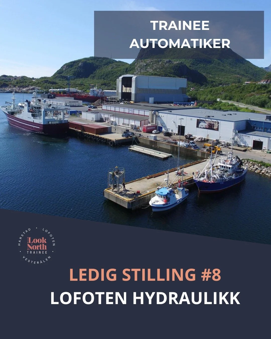 Stilling #8: @lofoten_hydraulikk  s&oslash;ker Trainee Automatiker ⚙️🚢

Vil du jobbe med automasjon og styresystemer for maritim n&aelig;ring? Som trainee f&aring;r du v&aelig;re med p&aring; utvikling og prosjektering av styresystemer for dekksutst