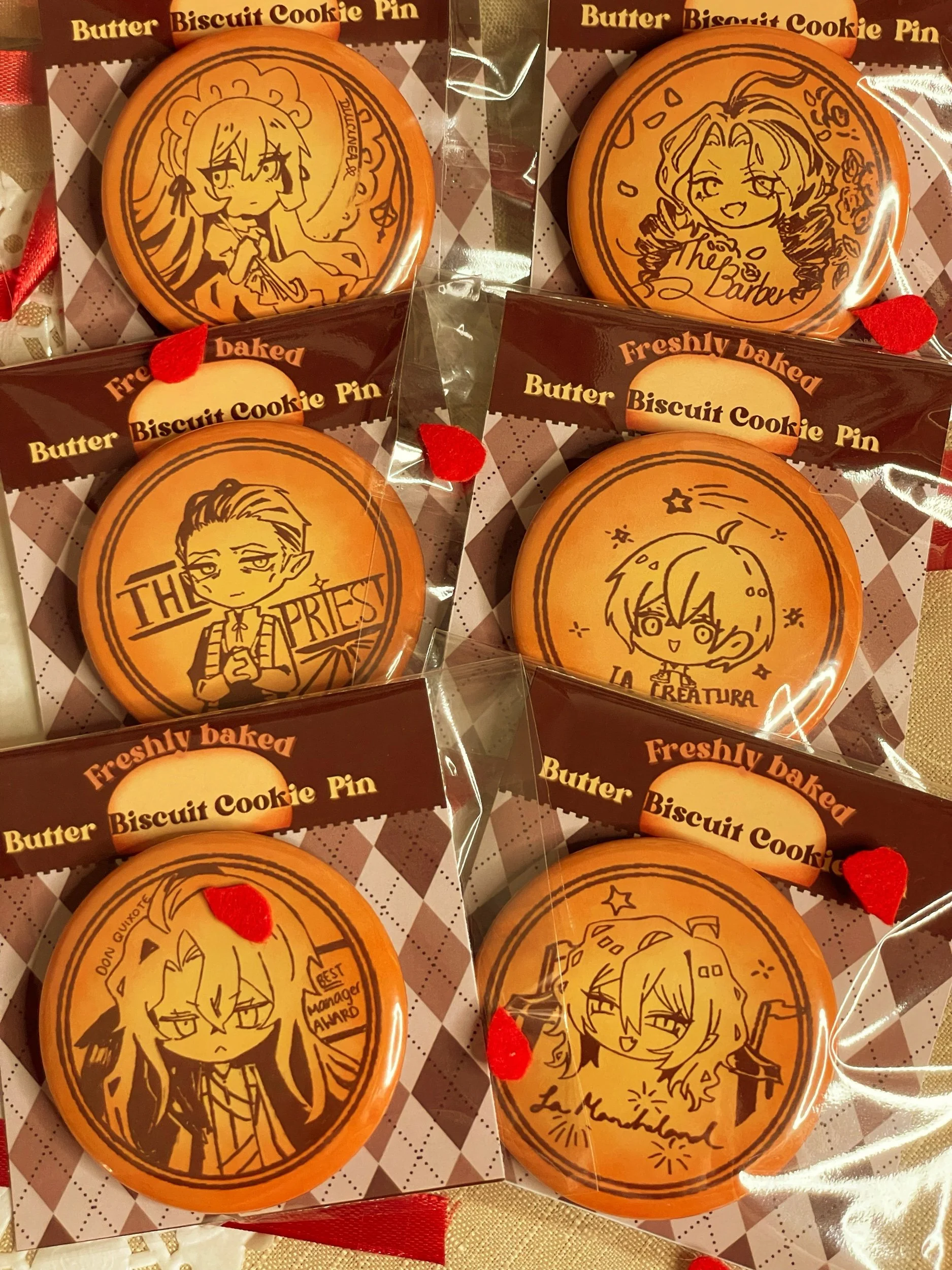 Butter Biscuit Cookie Pin - La Mancha Edition / Button Badges