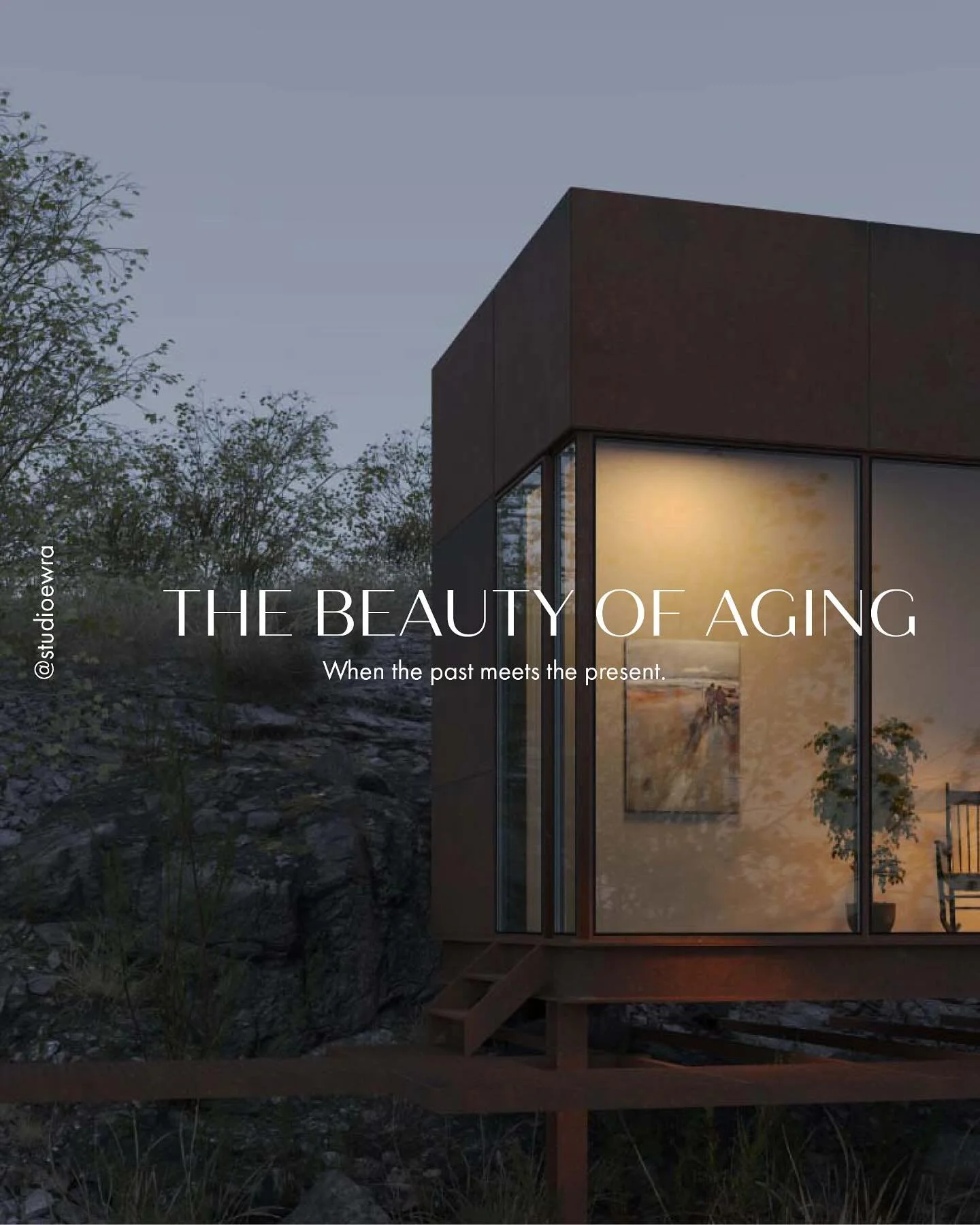 🛖 Designed with a nod to history, this 3D render of a minimalist cabin is all about connection &mdash; between time, place, and the beauty of aging naturally.

 
 
 
 
 
 
 
 
 
#house #housedesign #cabin #cabindesign #design #interiordesign #exteri