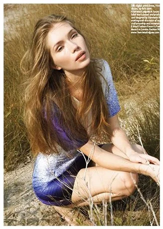 Surface patterns and prints featured in Marie Claire