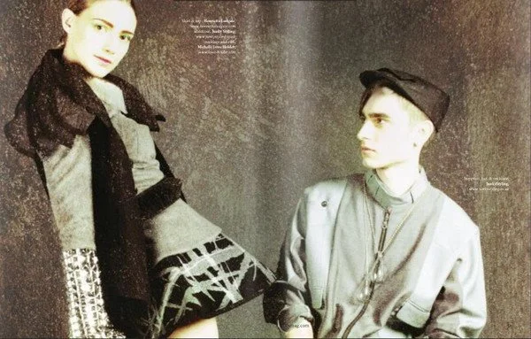 Textile designs featured in the press