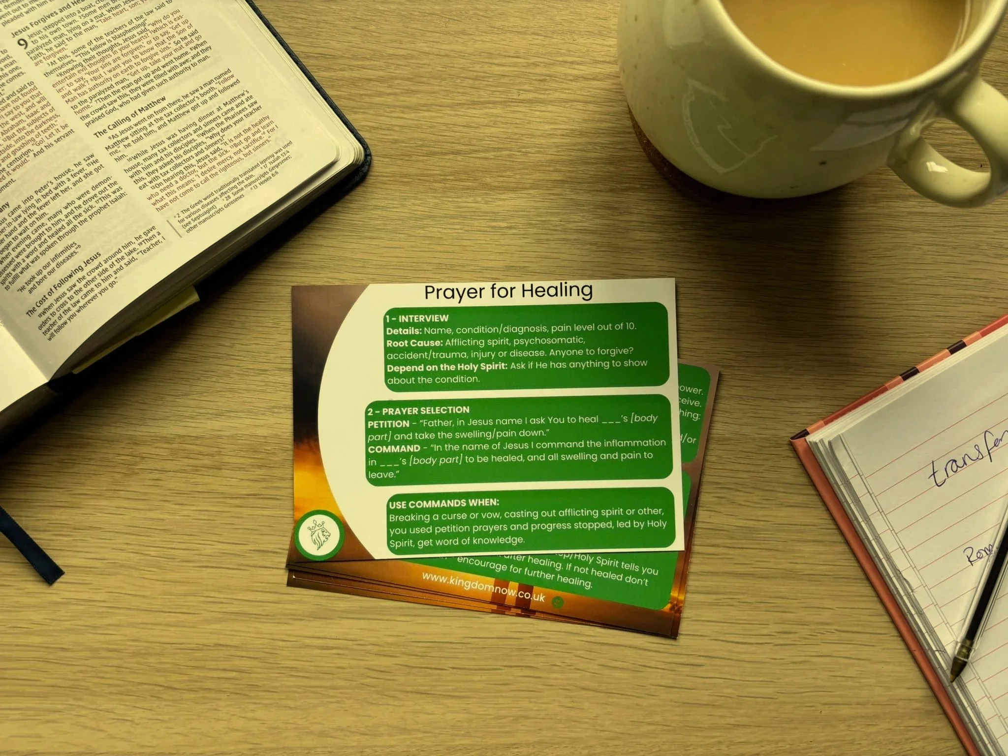 Prayer for Healing cards