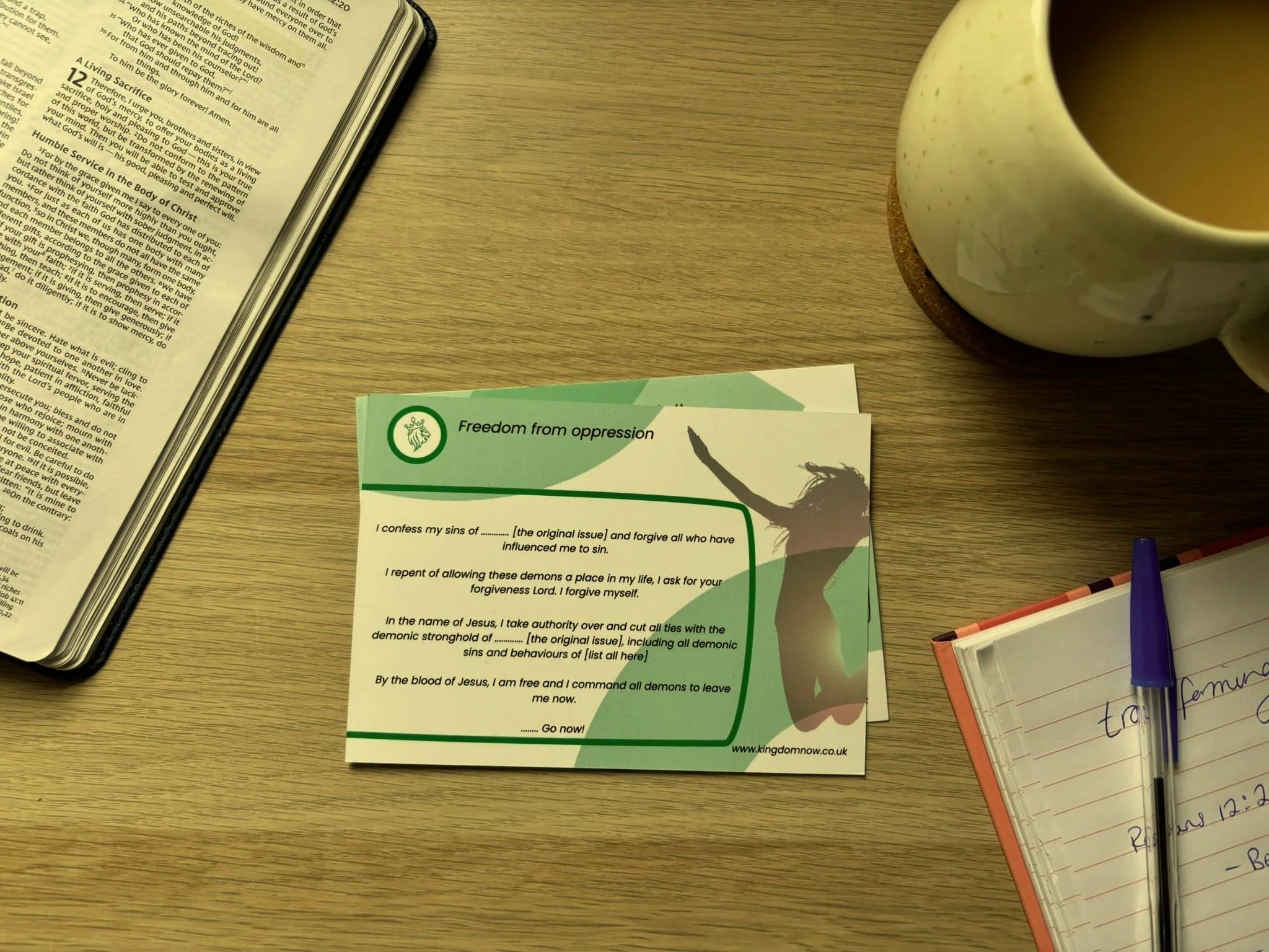 Inner Healing & Freedom ministry cards