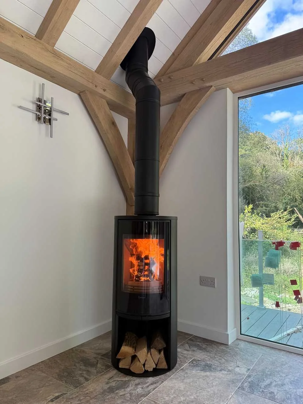 Contura Woodburner installed in Cornwall