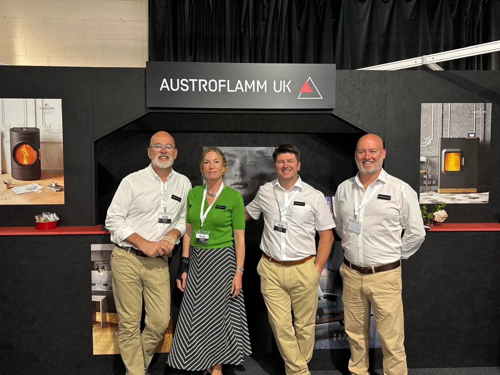 Austroflamm Team at The Trade Stove and Fireplace Professional Show 2026