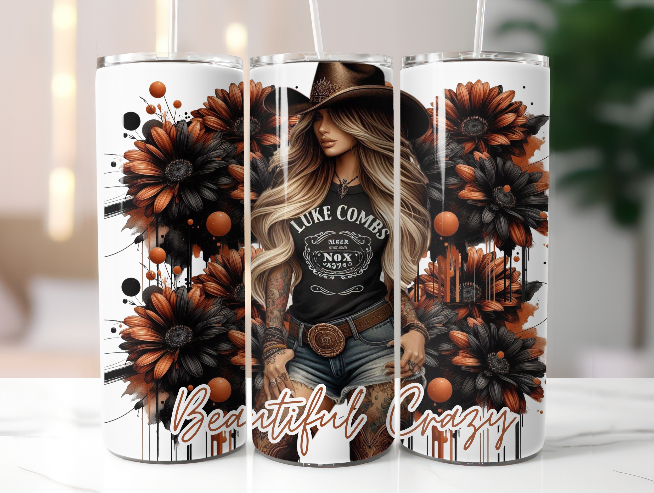 Luke Combs tumbler
