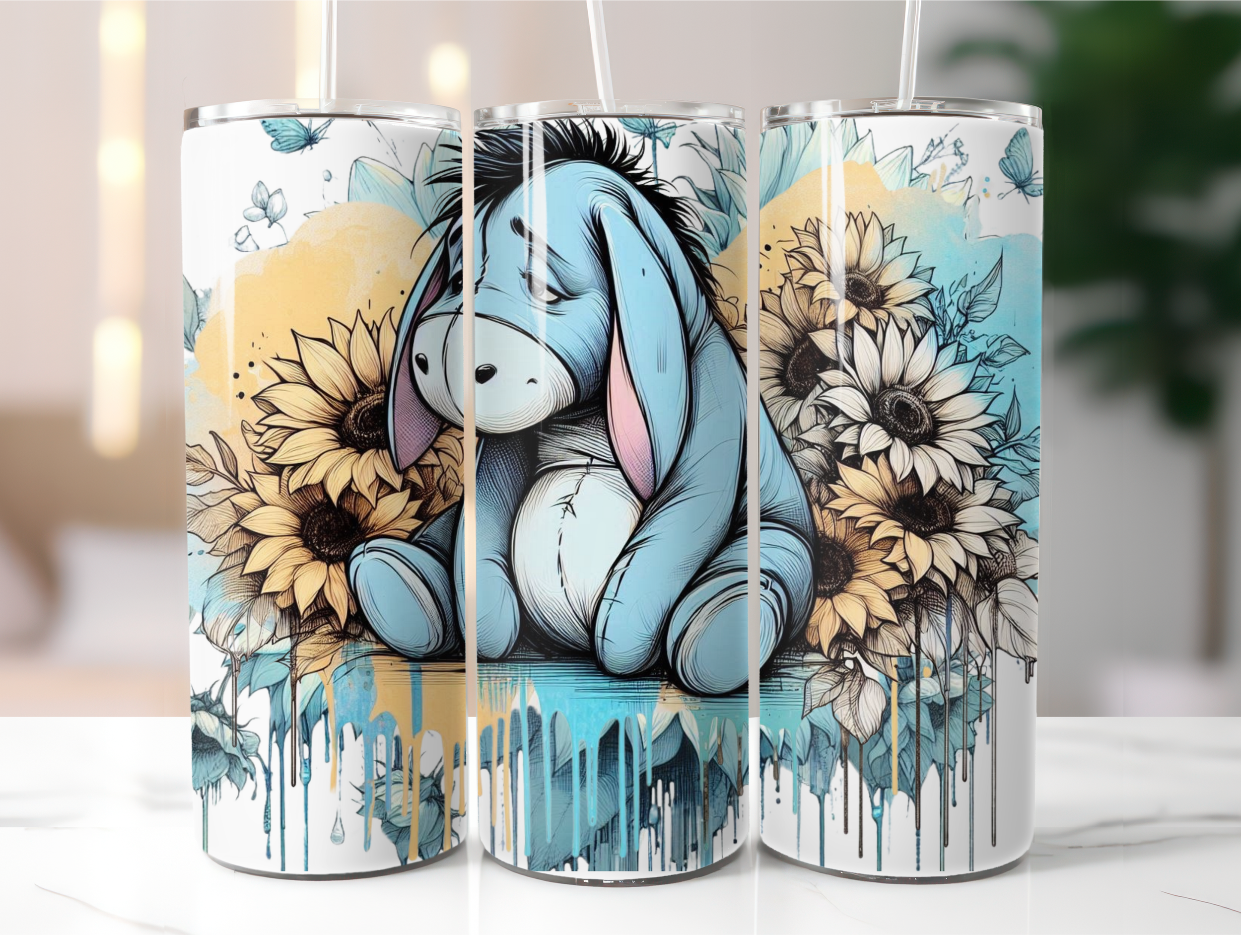 Sunflower tumbler