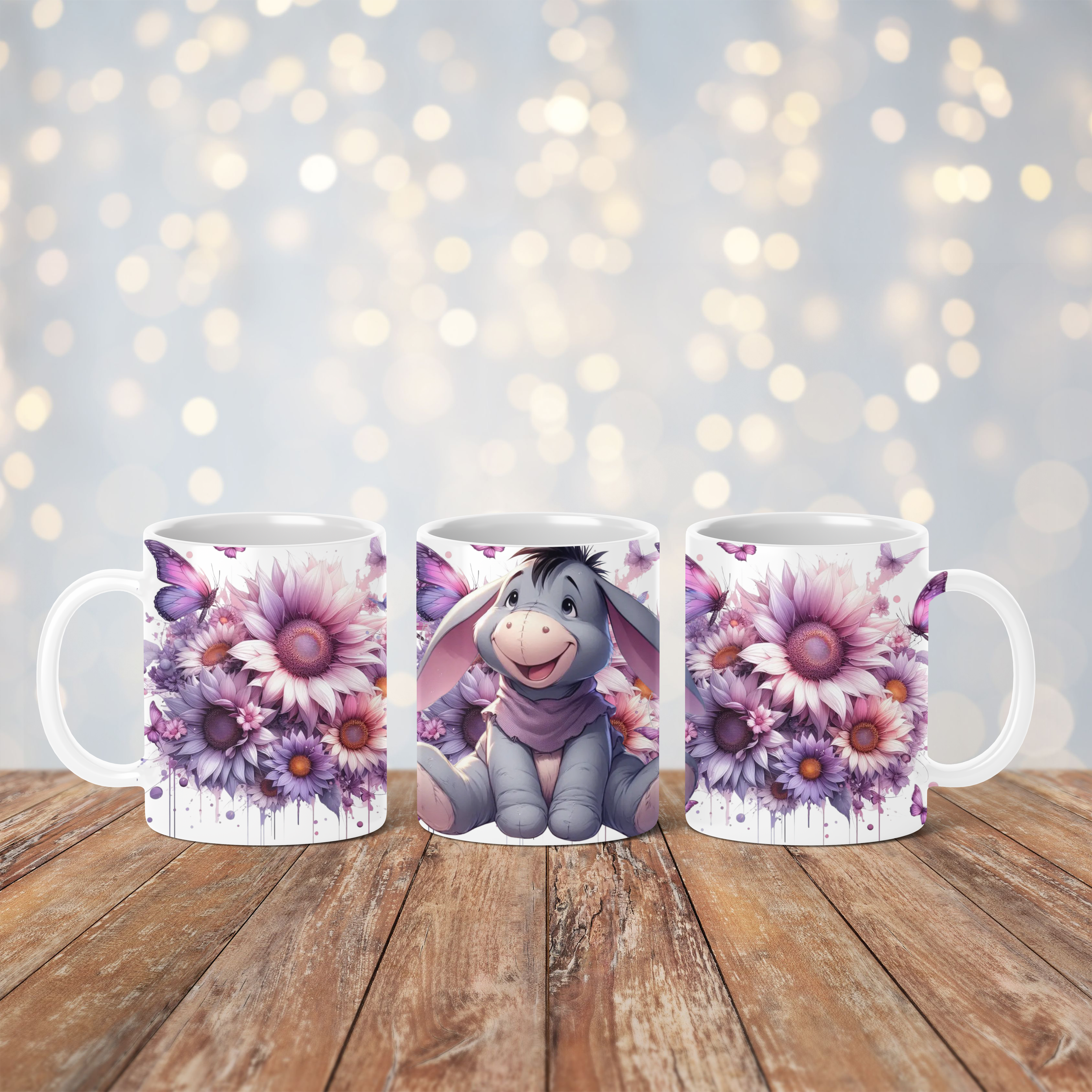 Flower Eeyore mug