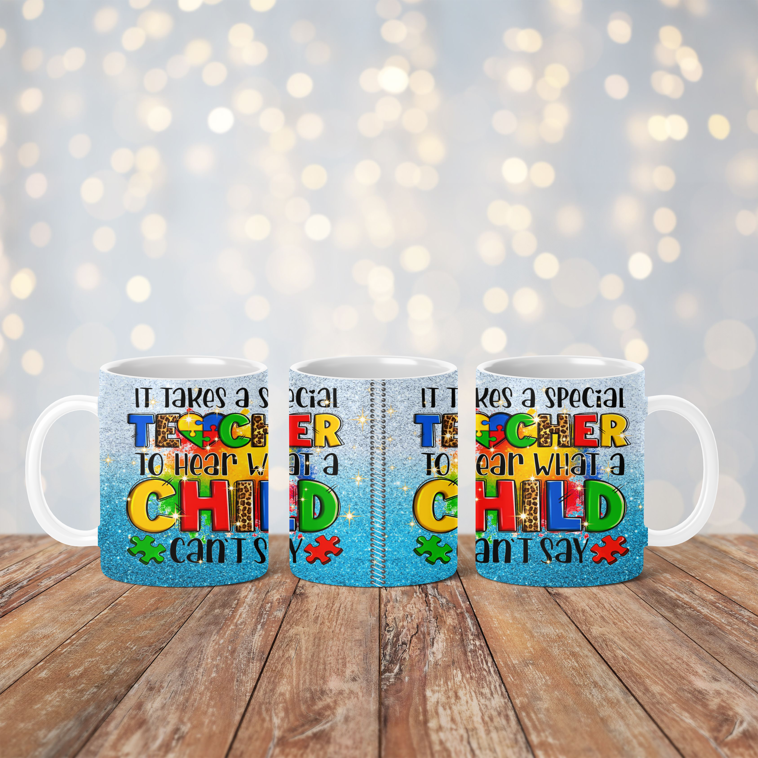 Autism Awareness Teacher Mug