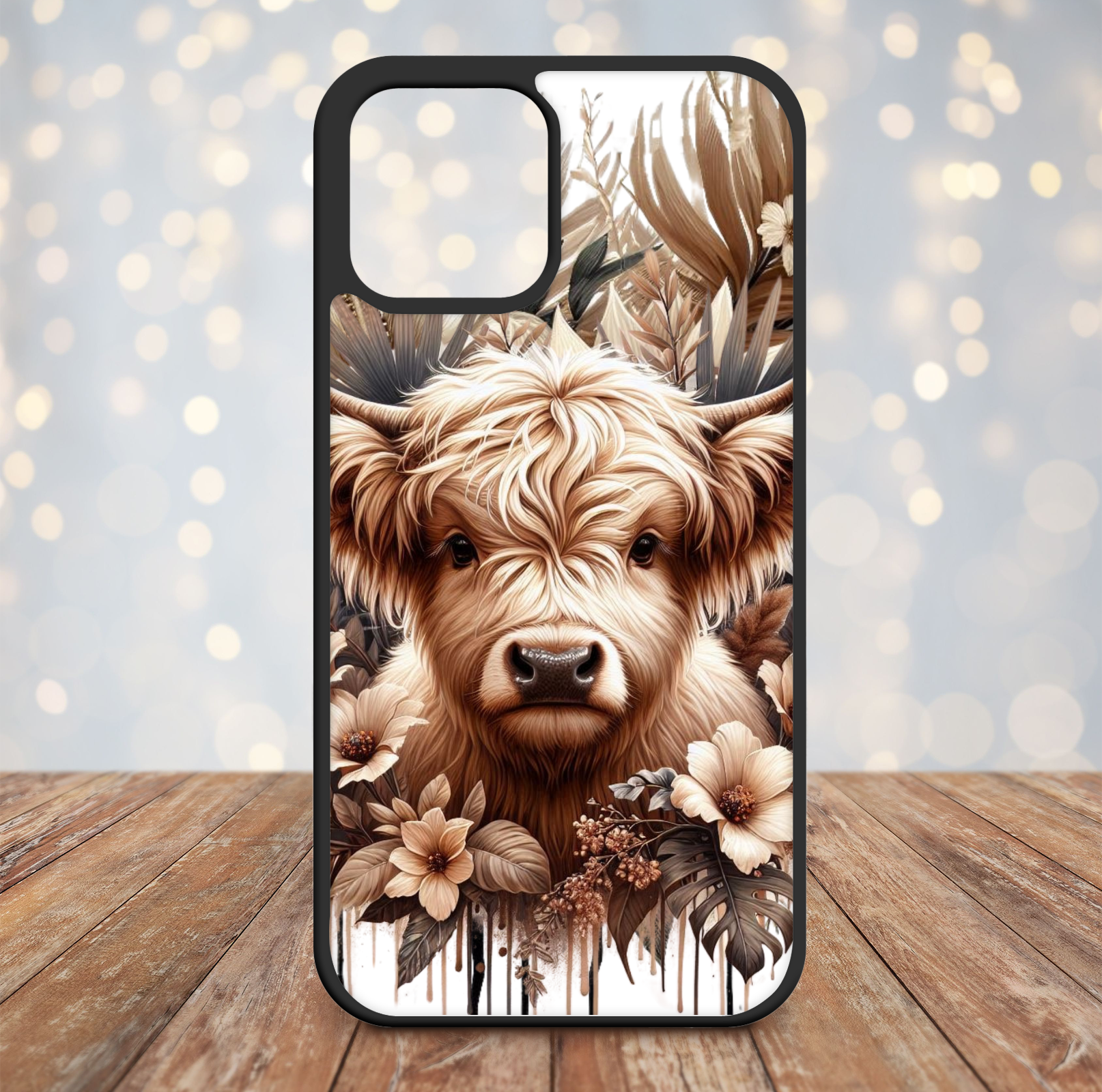 Highland cow phone case