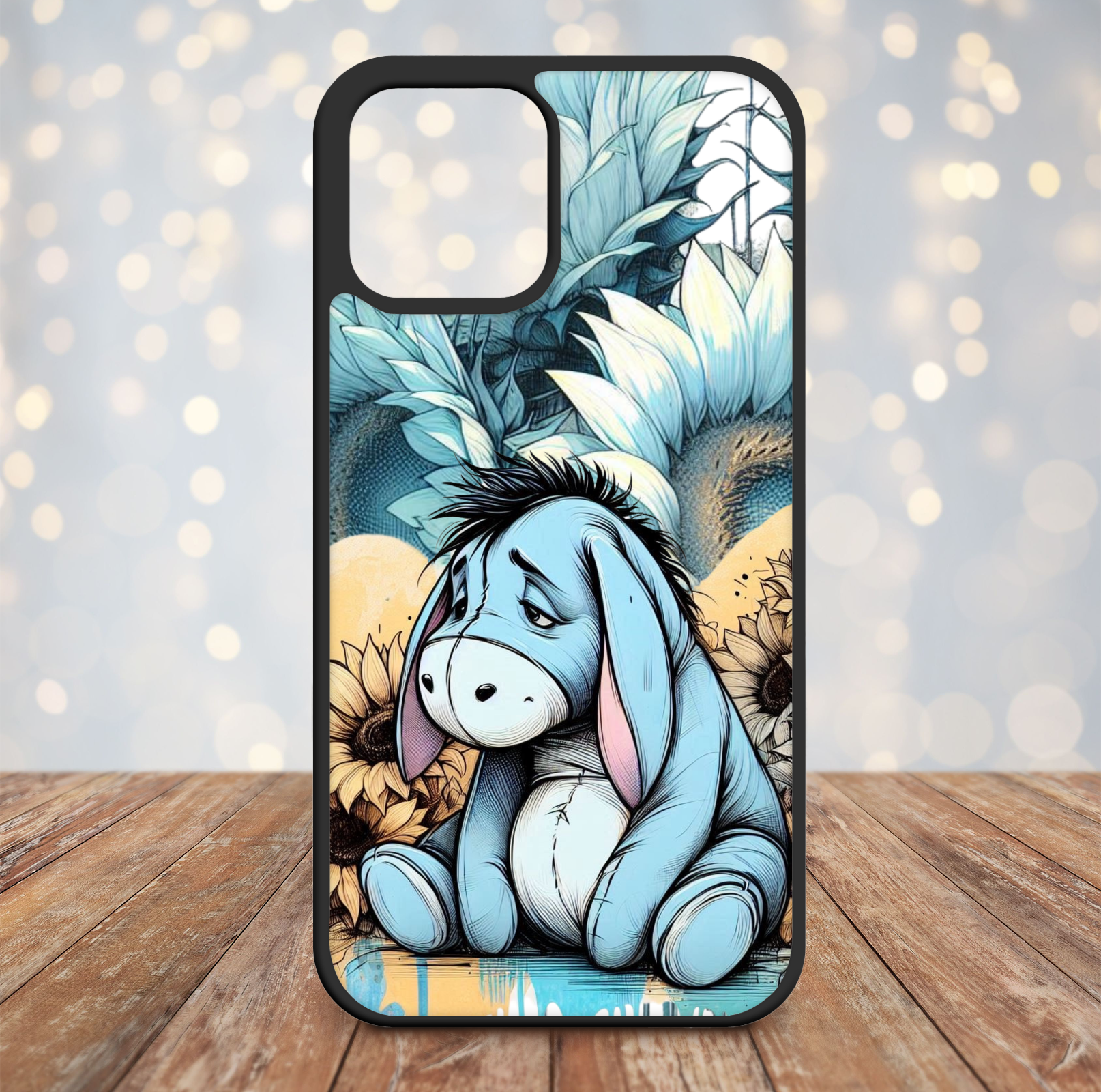 Blue phone case