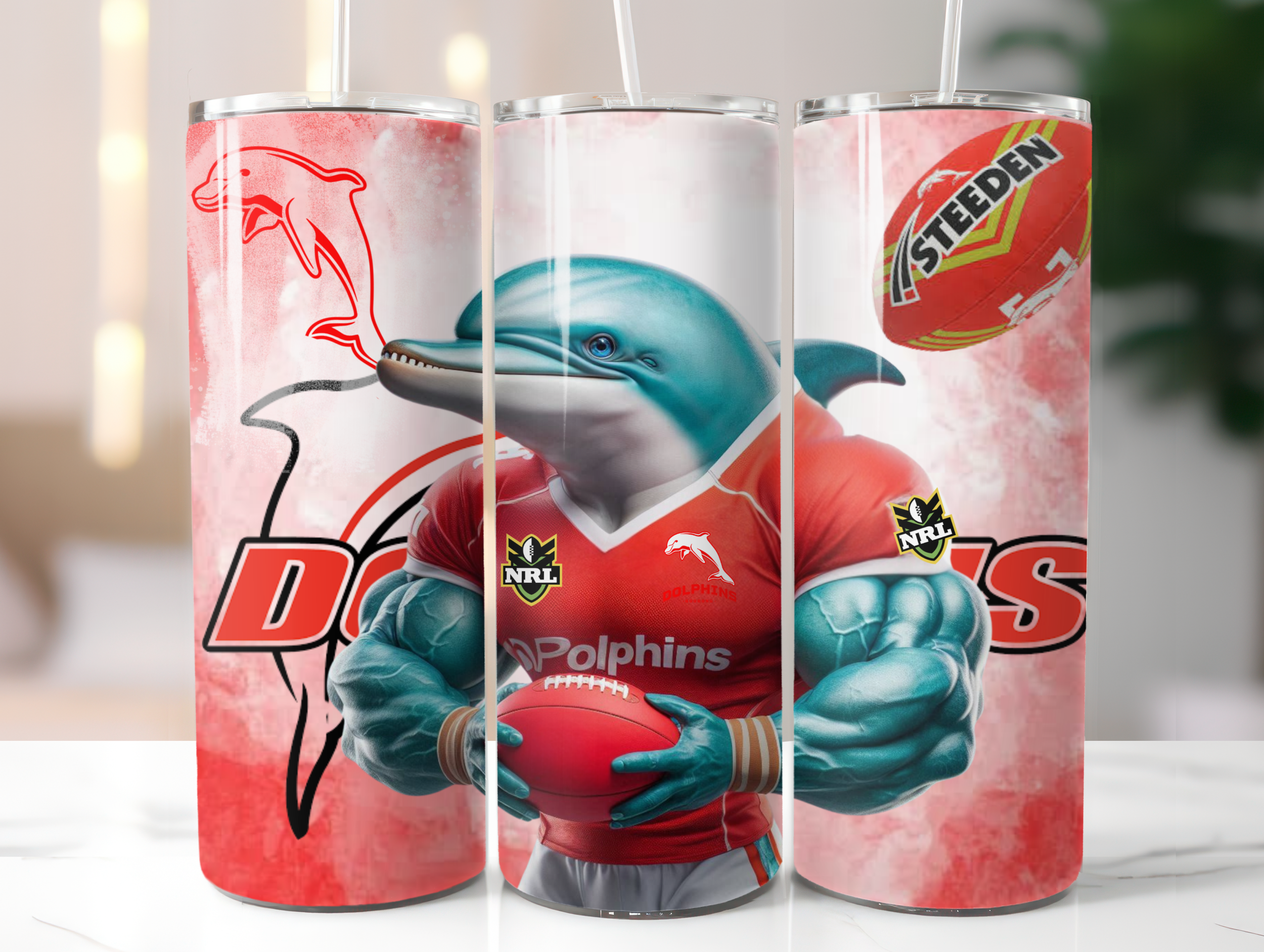 NRL dolphin's tumbler