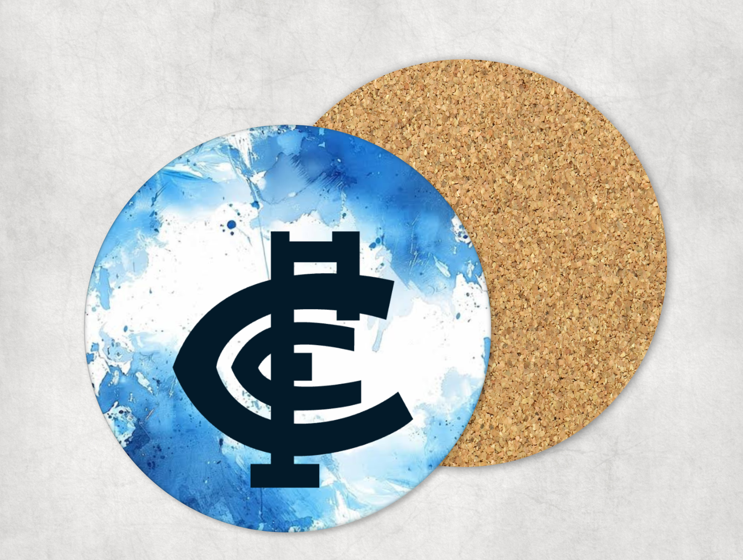 Mug Coaster AFL Carlton