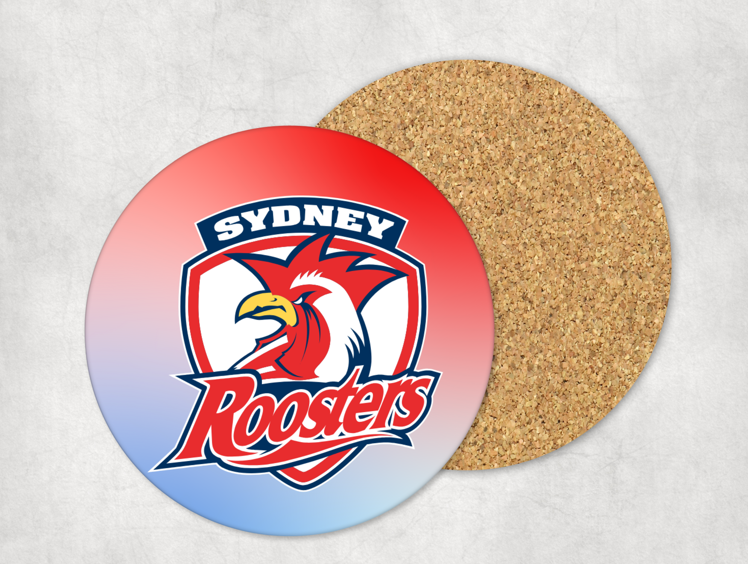 Mug Coaster NRL Roosters
