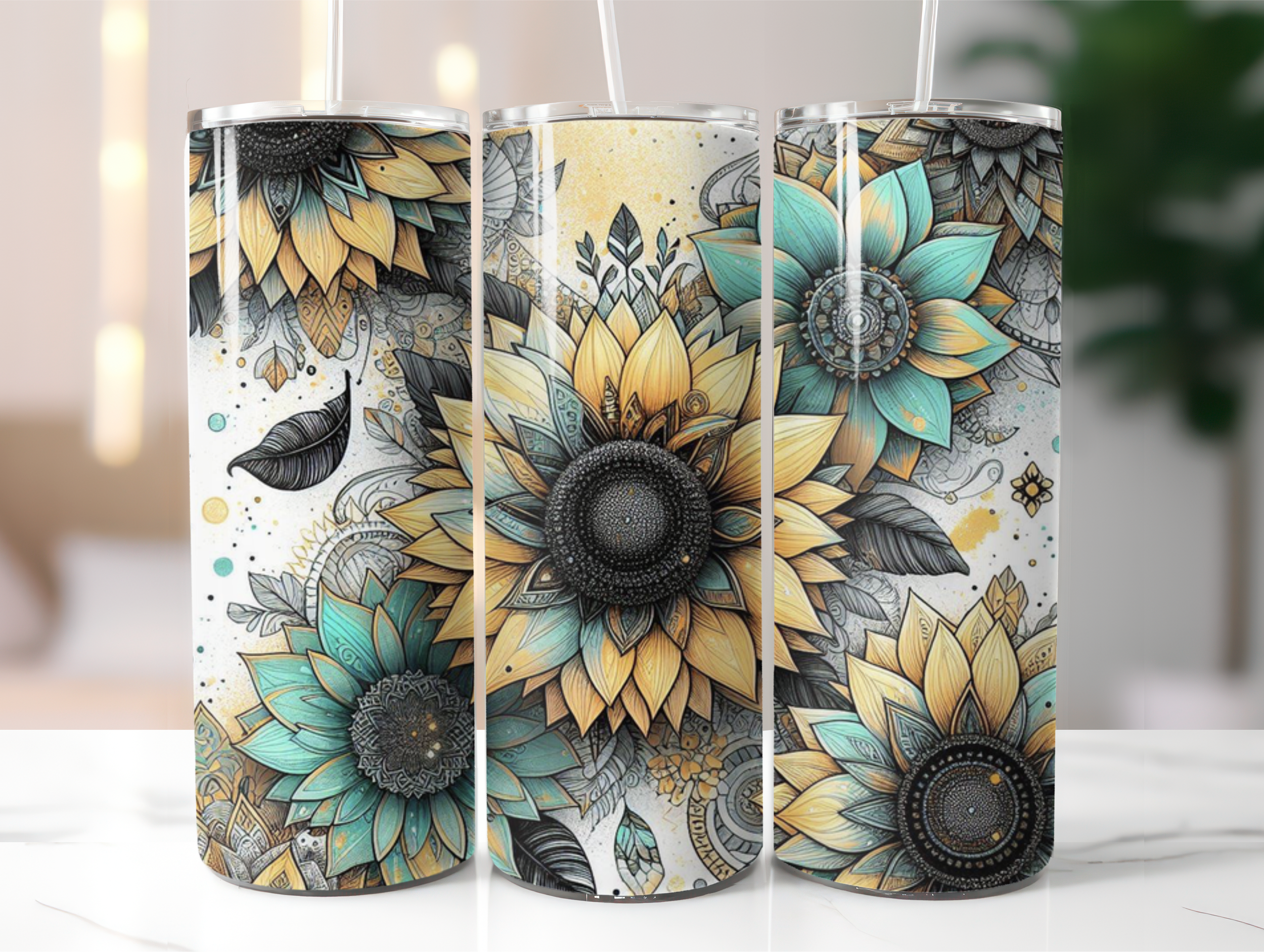 Flower tumbler