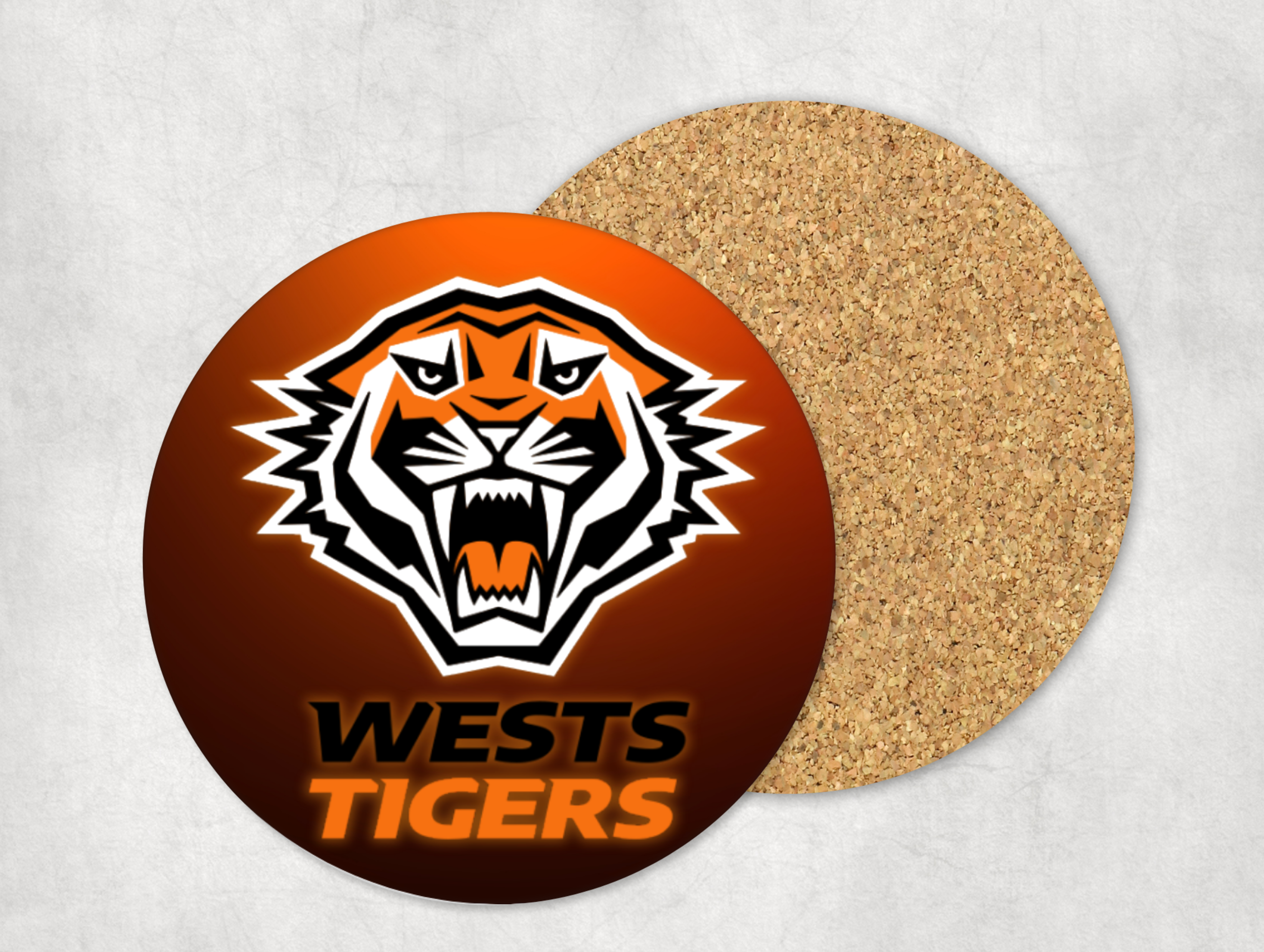 Mug Coaster NRL Tigers