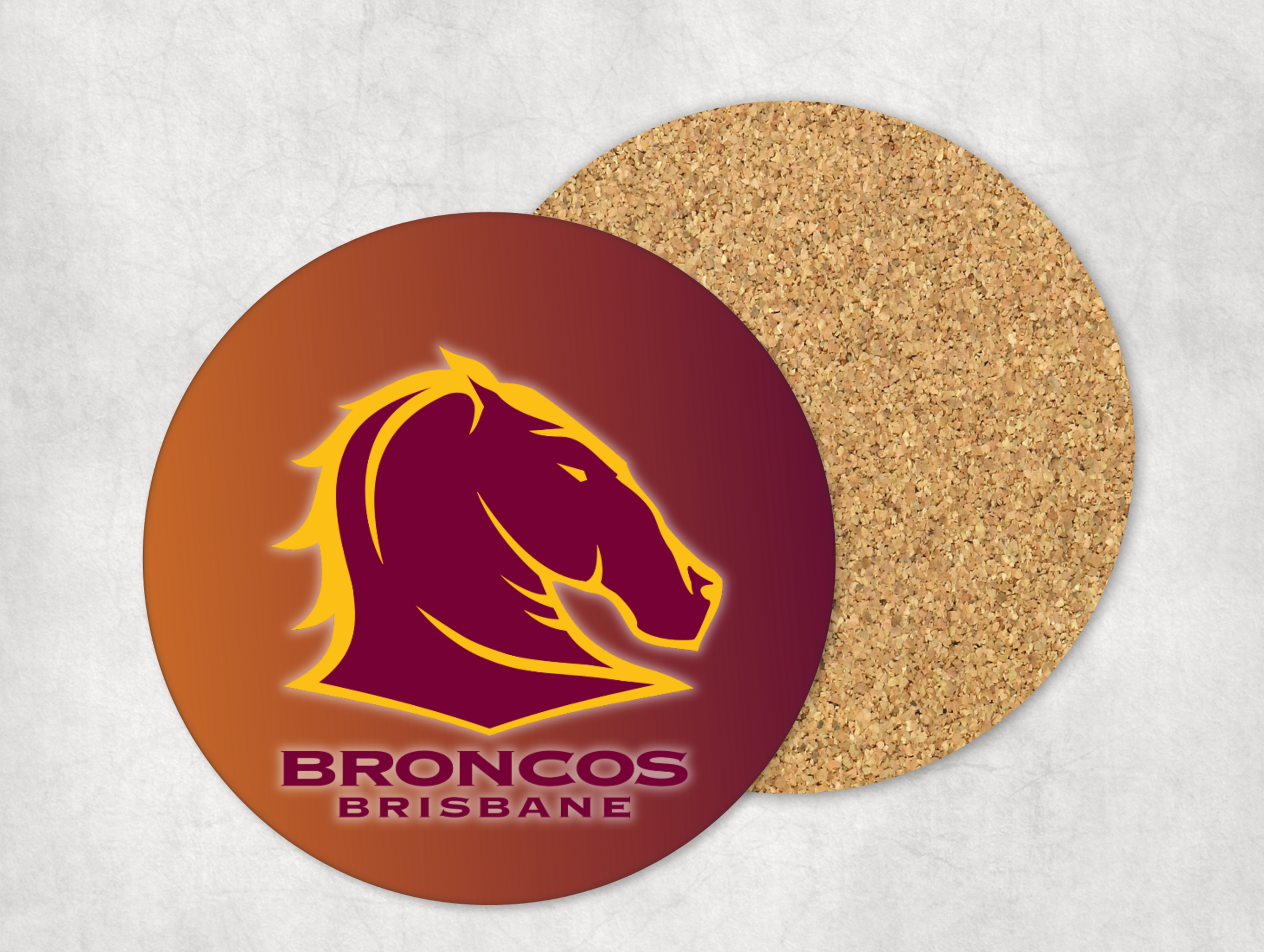 Mug Coaster NRL Broncos