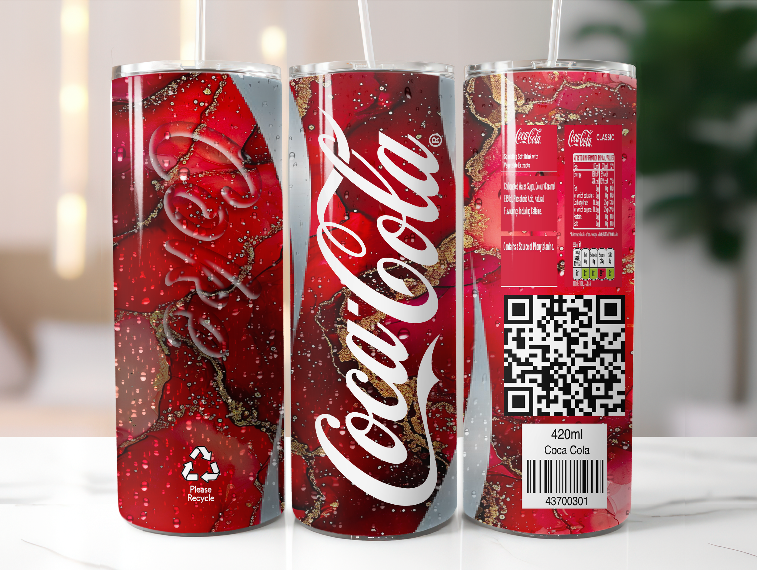 Soft drink tumbler