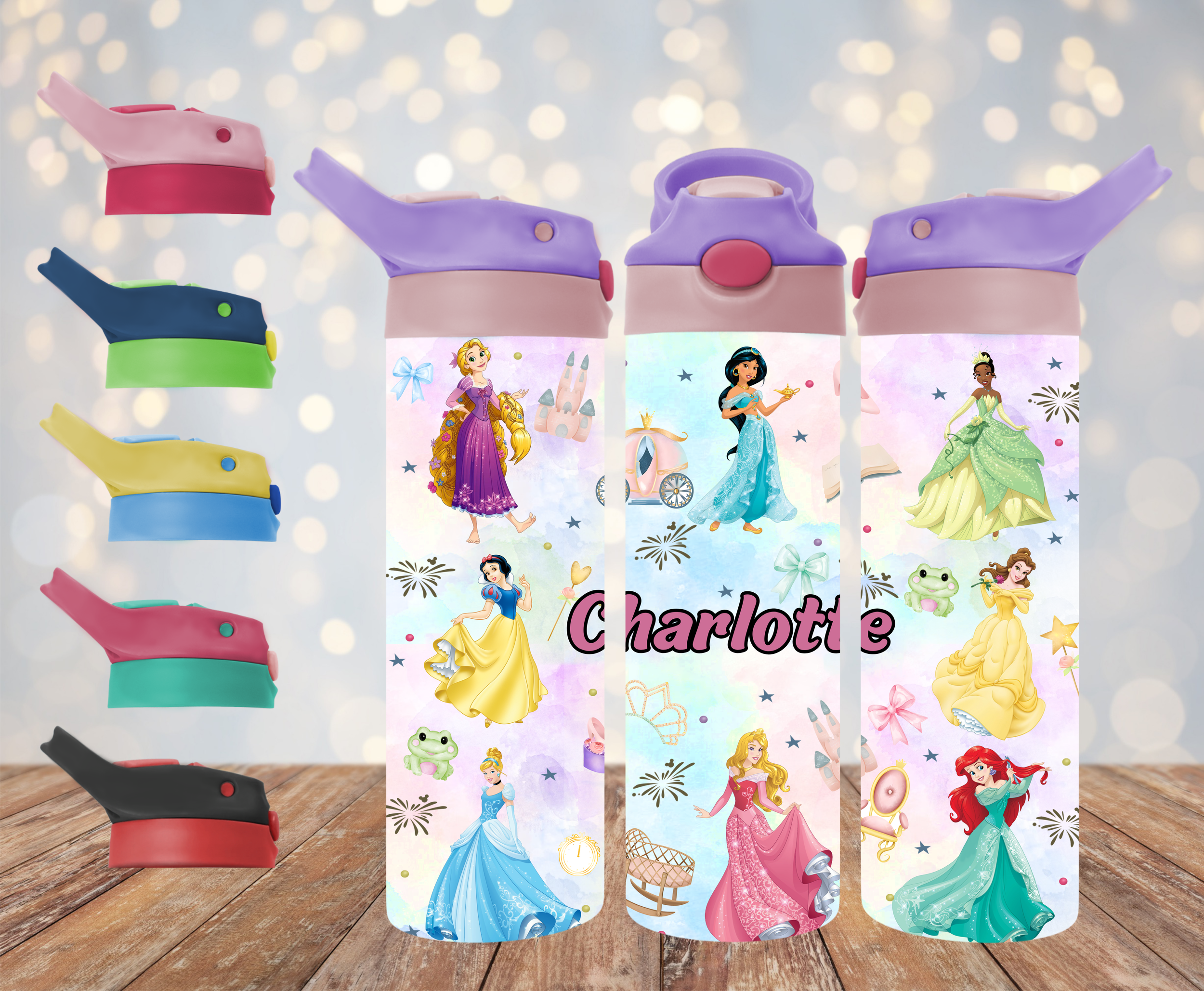 20oz Princess Kids Drink Bottle