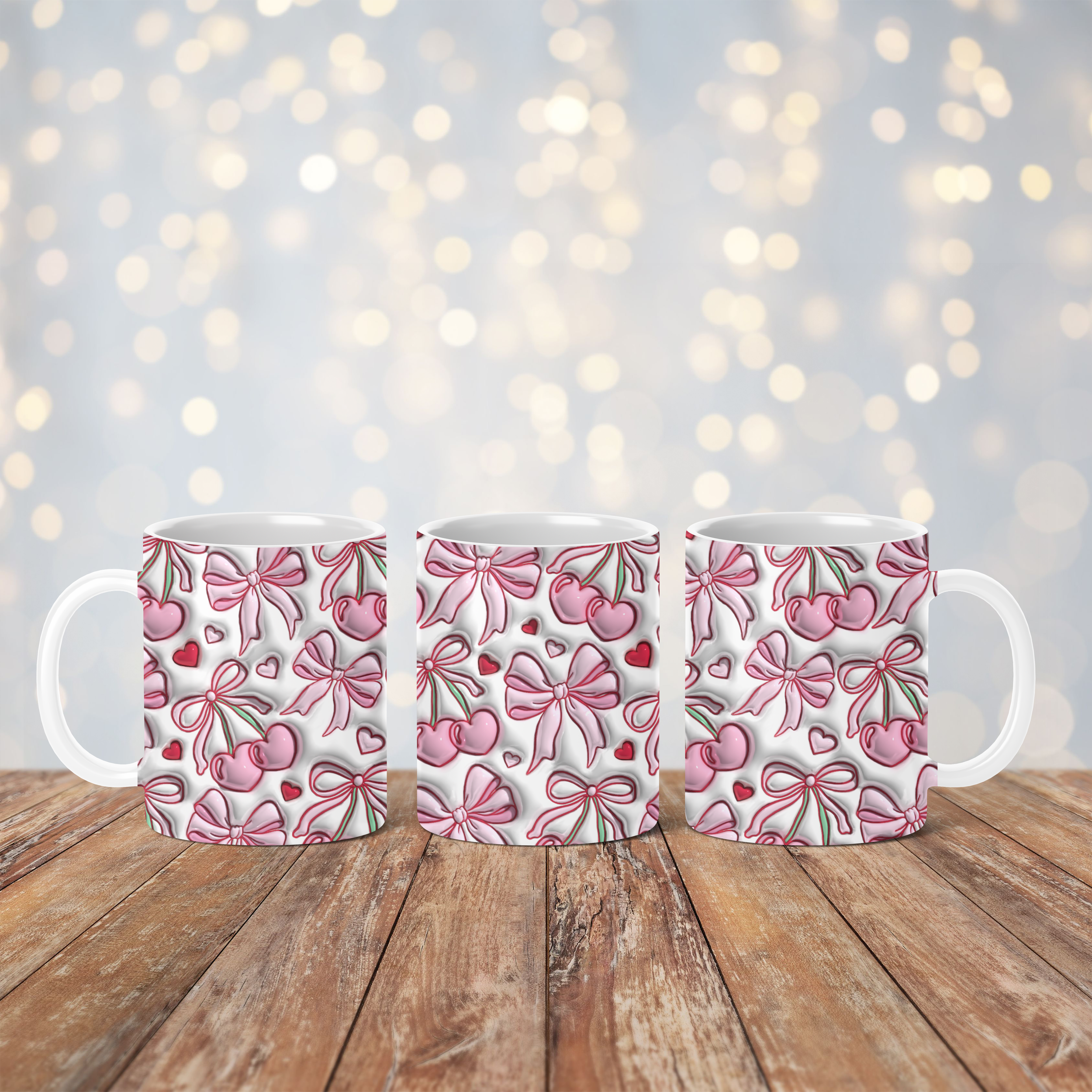 Pink Bow Mug