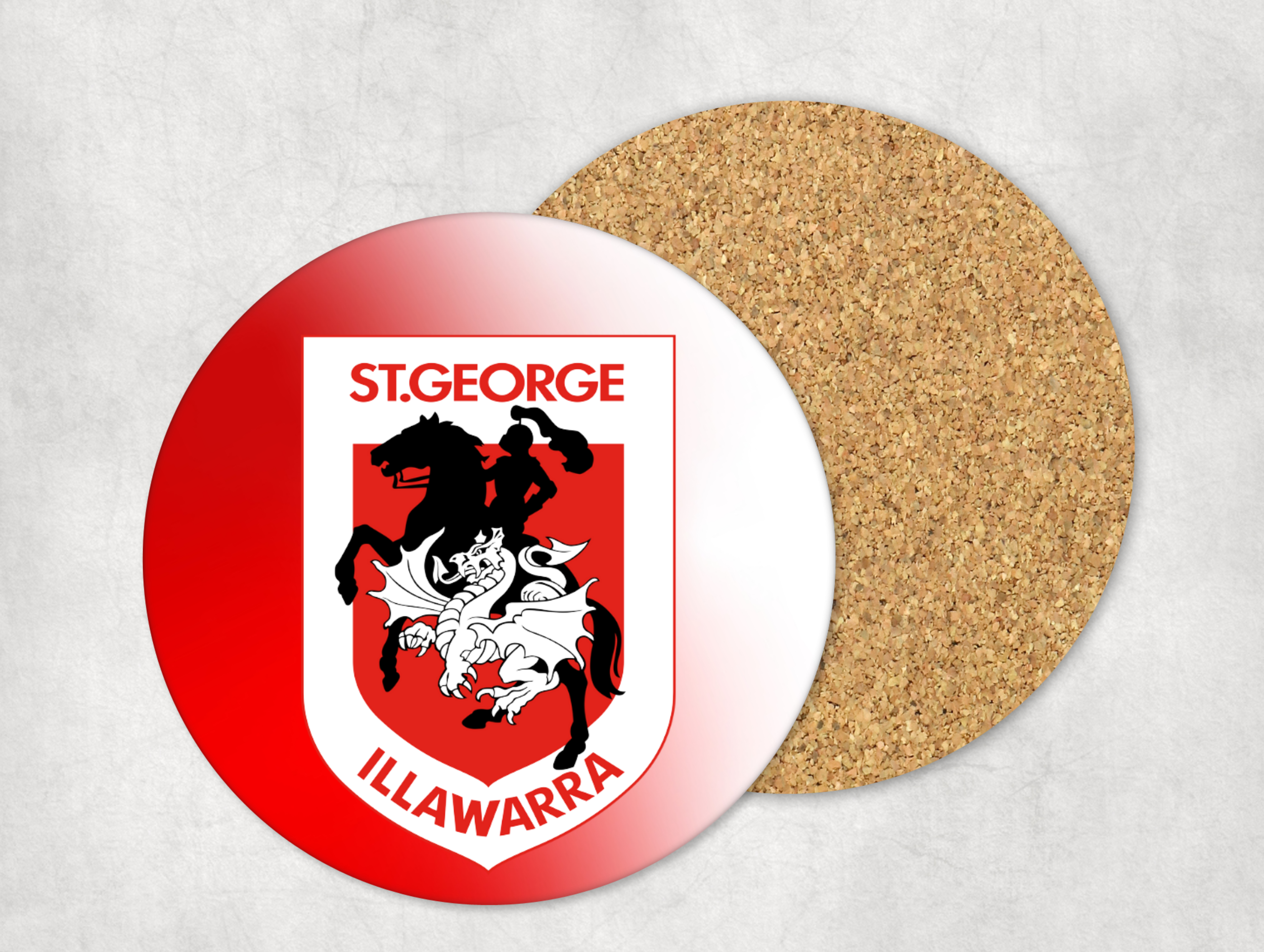 Mug Coaster NRL Dragons