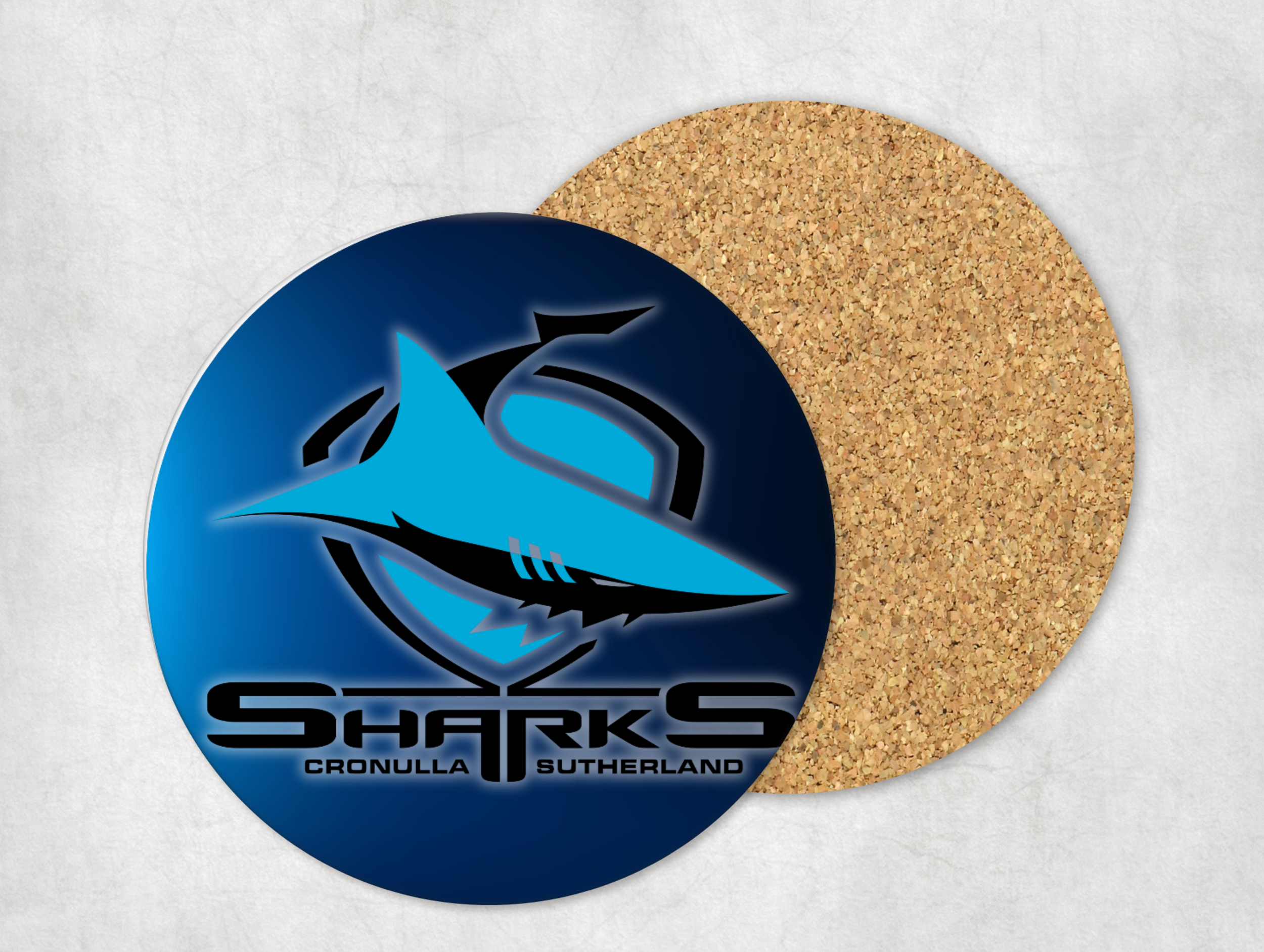 Mug Coaster NRL Sharks