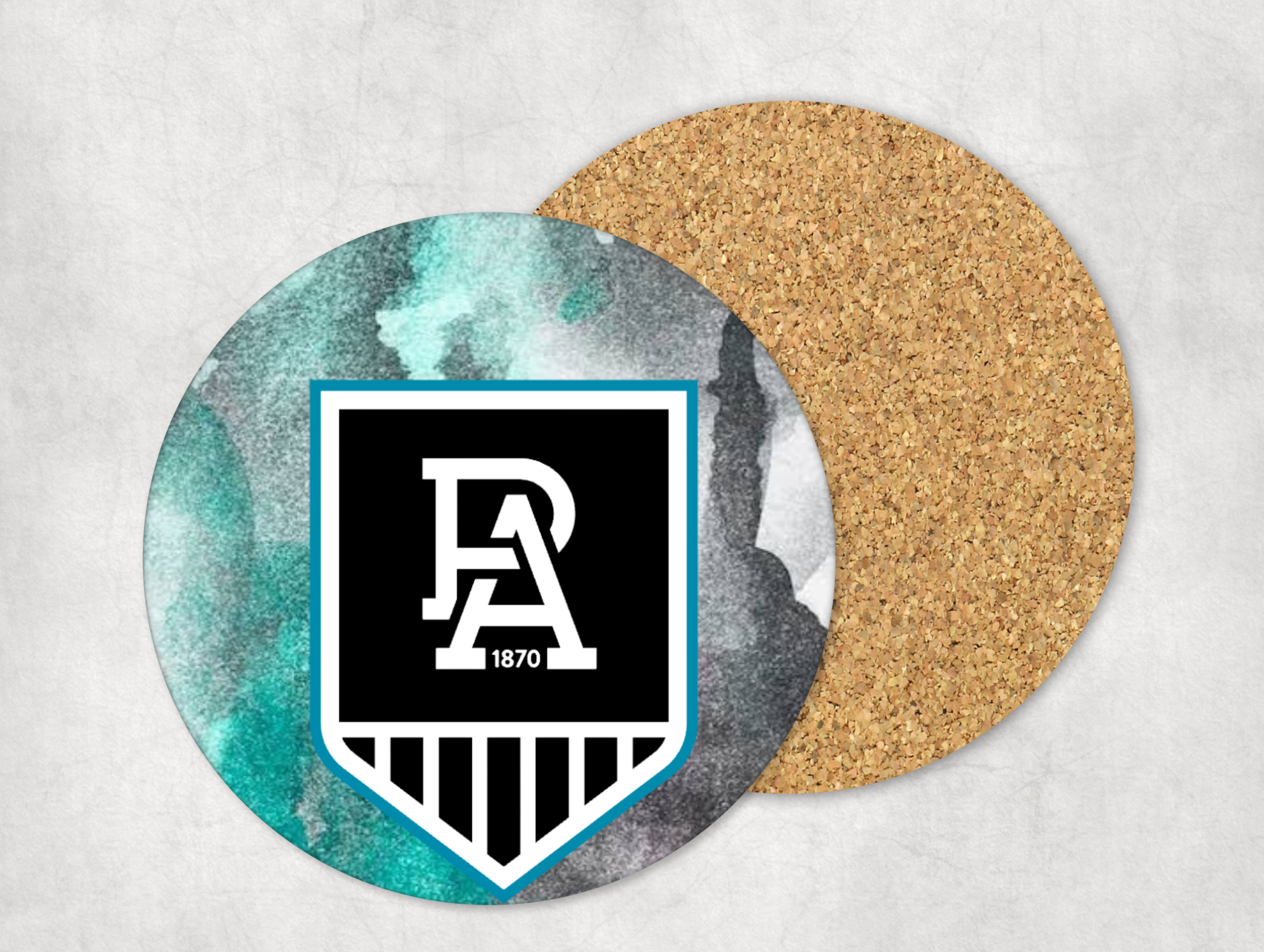 Mug Coaster AFL Port Adelaide